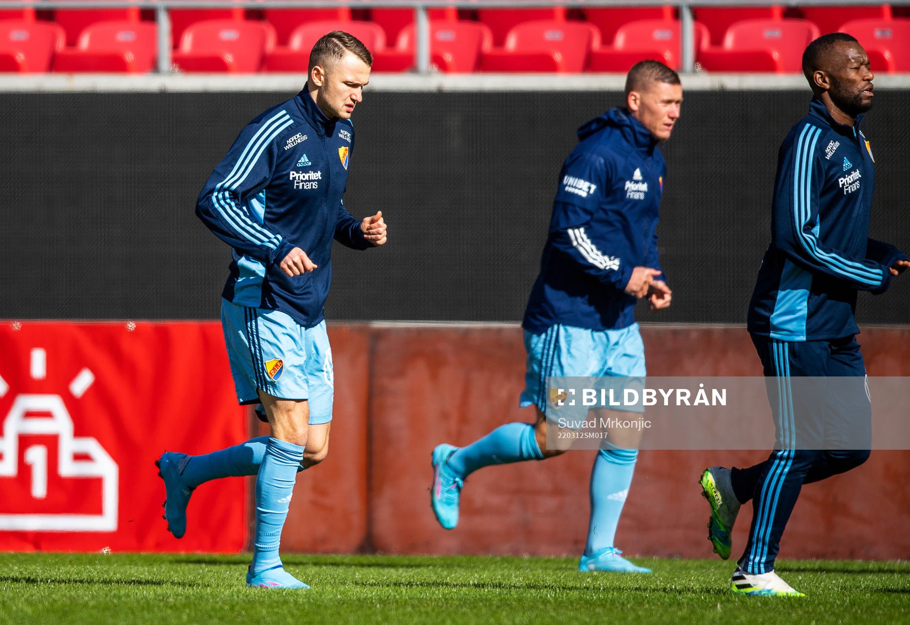 Djurgårdens Piotr Johansson och Victor Edvardsen