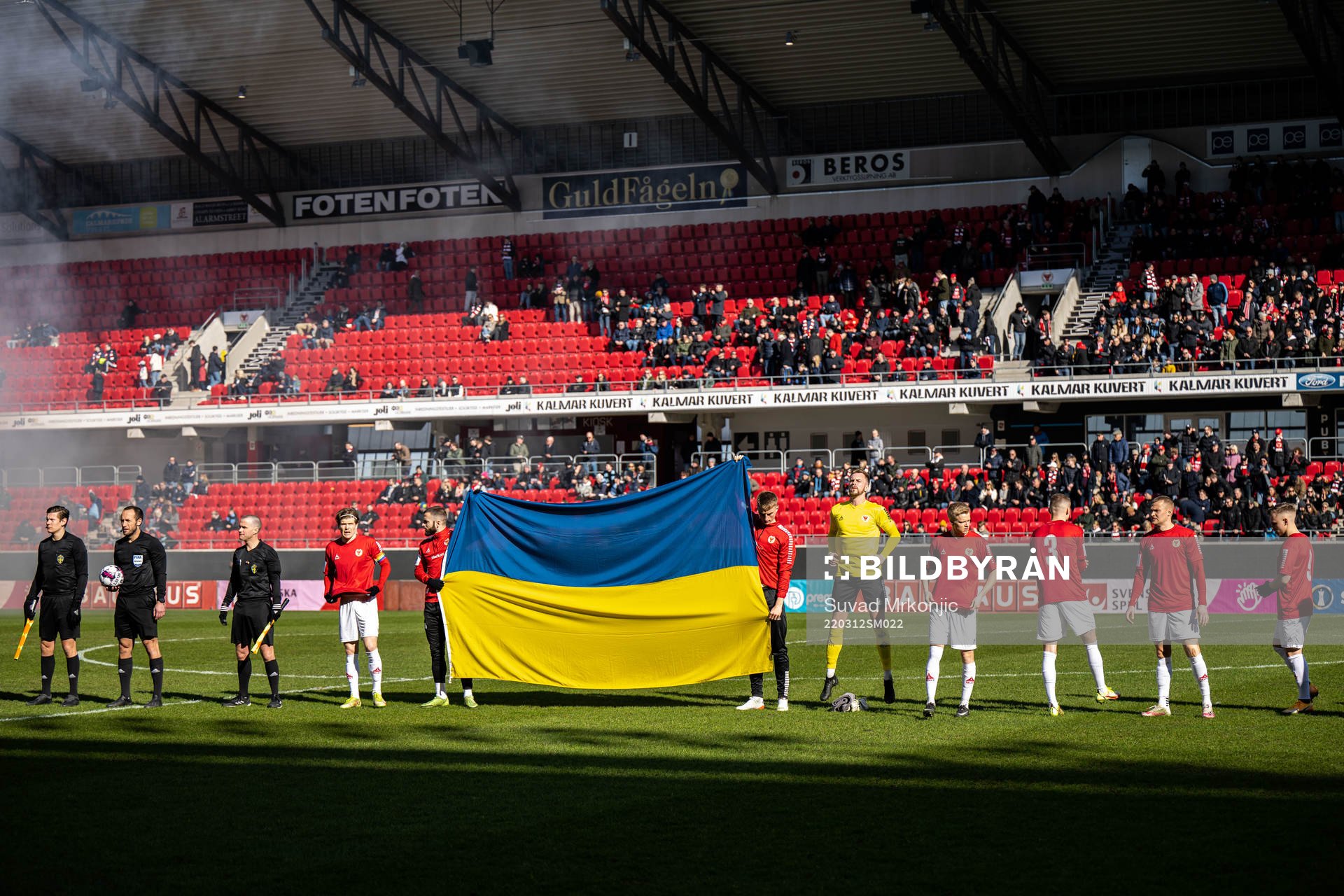 Kalmars spelare manifesterar för Ukraina