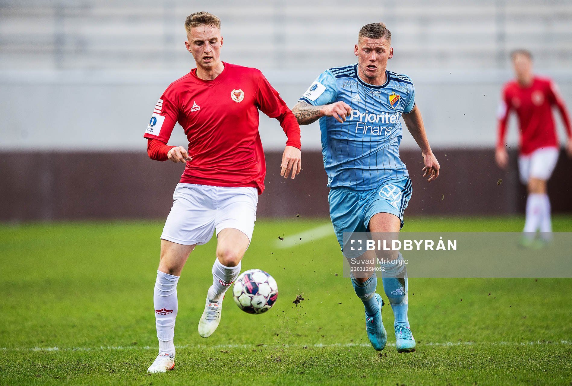 Kalmars Elias Olsson och Djurgårdens Victor Edvardsen