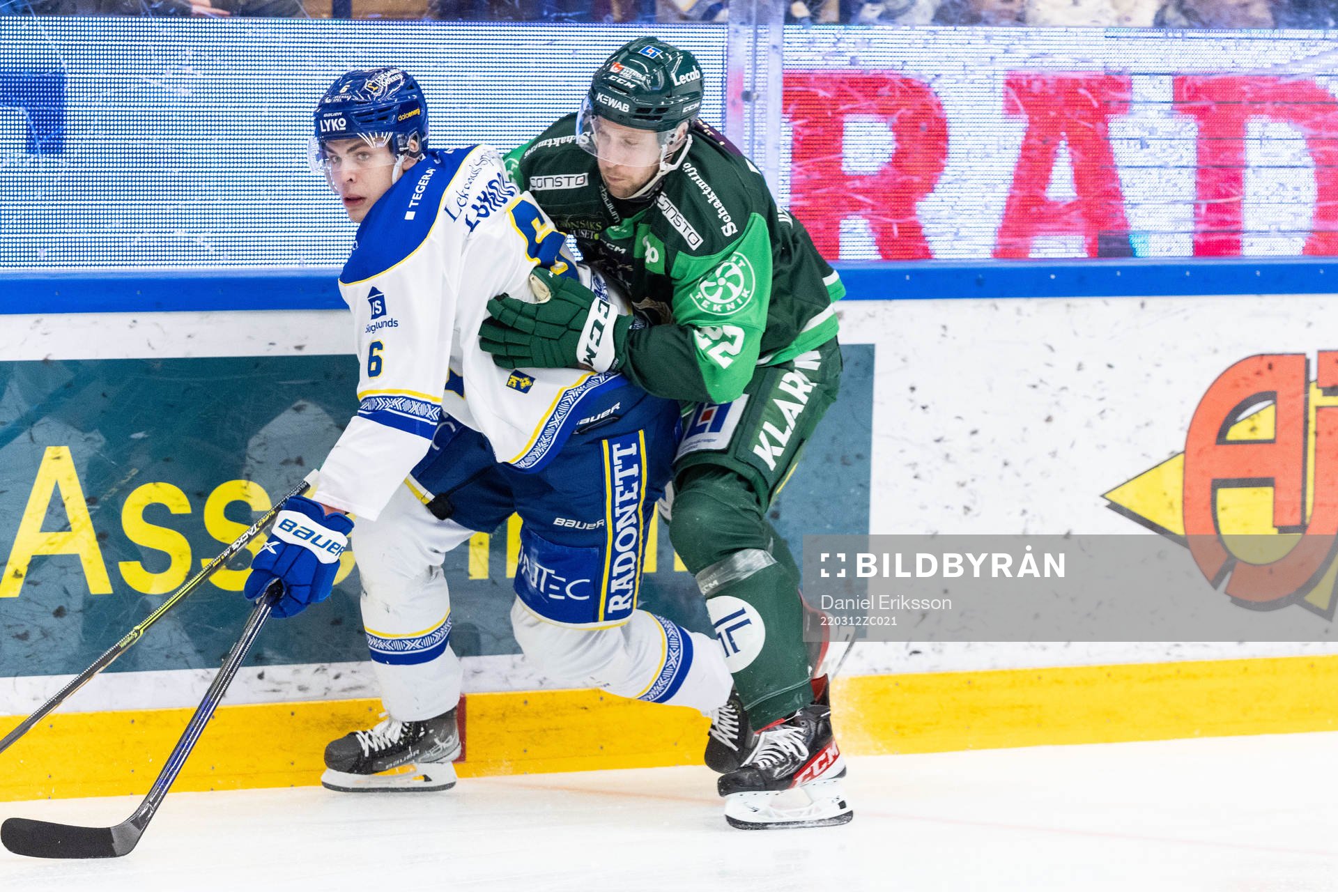 Leksands Alexander Lundqvist och Färjestads Per Åslund