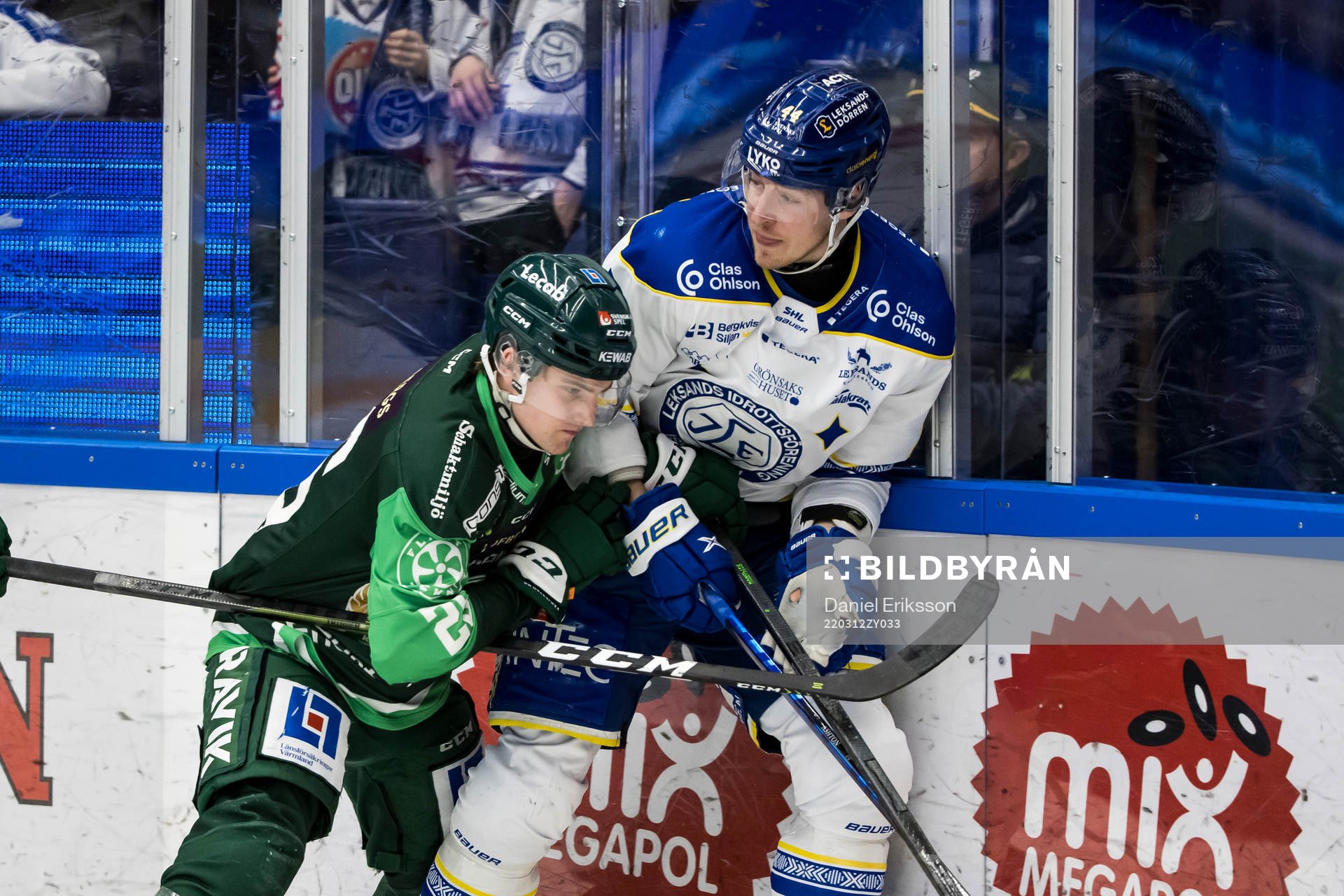 Färjestads Martin Johansson och Leksands Carter Ashton