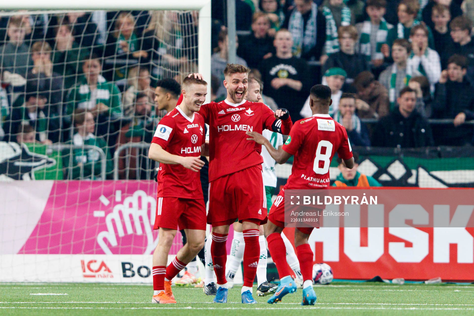 IFK Norrköpings Christoffer Nyman jublar