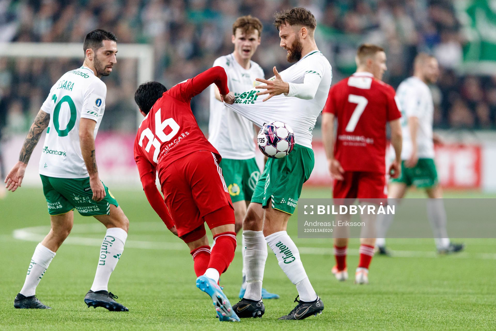 IFK Norrköpings Jean Carlos De Brito och Hammarbys Simon