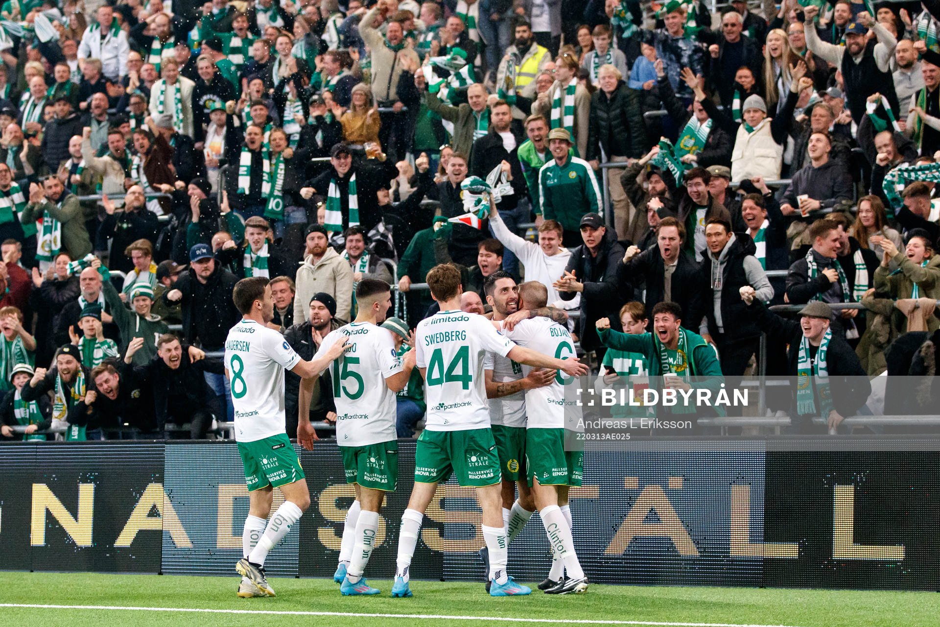 Hammarbys Darijan Bojanic jublar