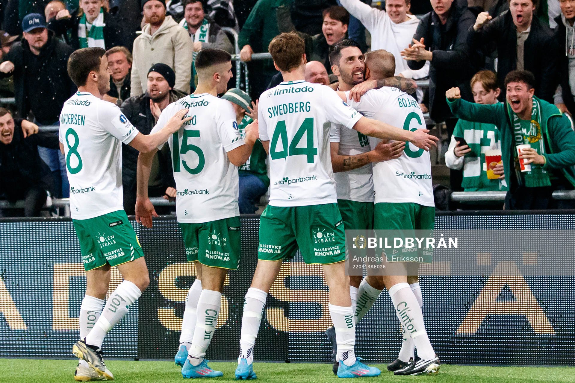 Hammarbys Darijan Bojanic jublar