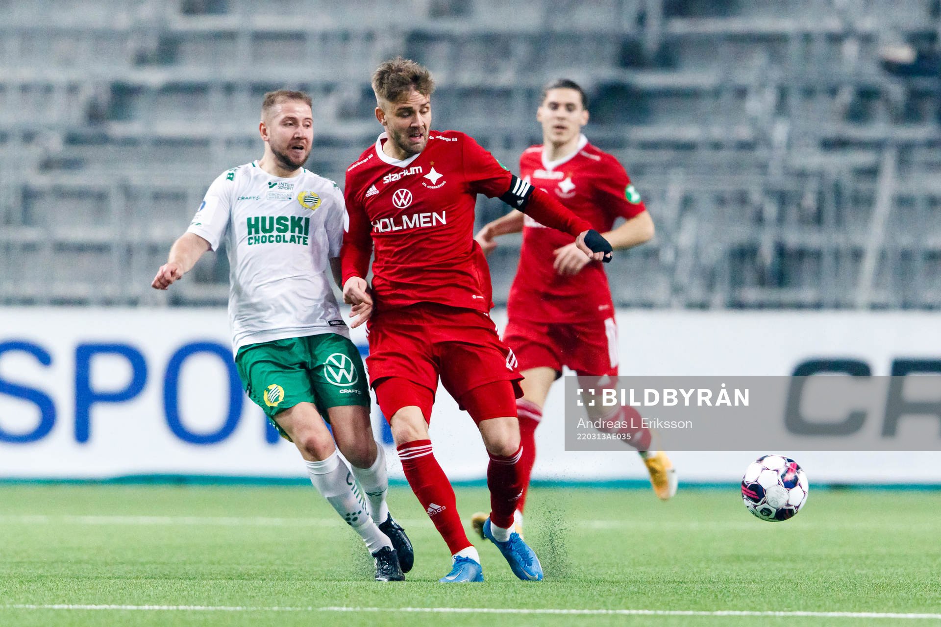 Hammarbys Darijan Bojanic och IFK Norrköpings Christoffer