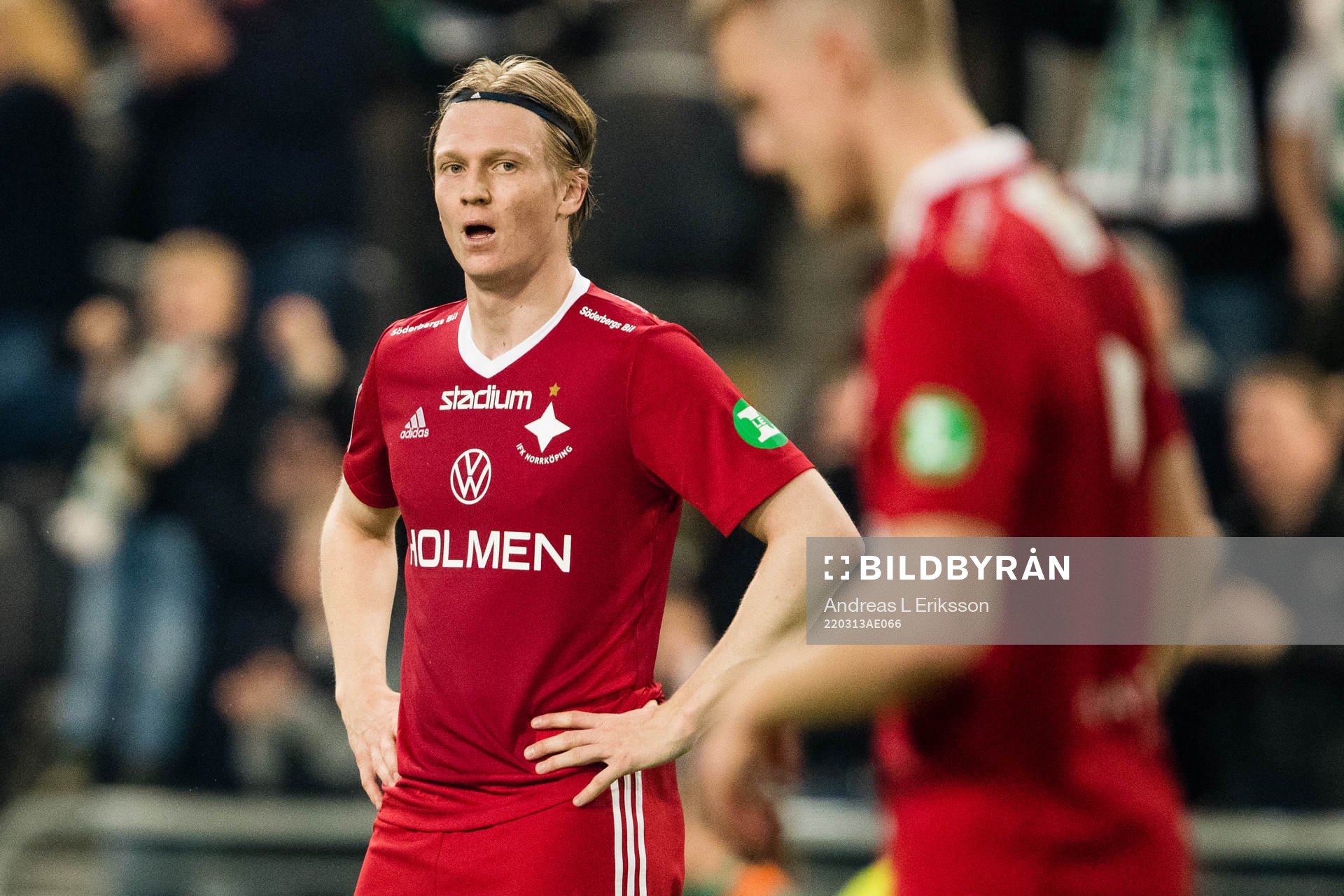 IFK Norrköpings Daniel Fritz Eid deppar