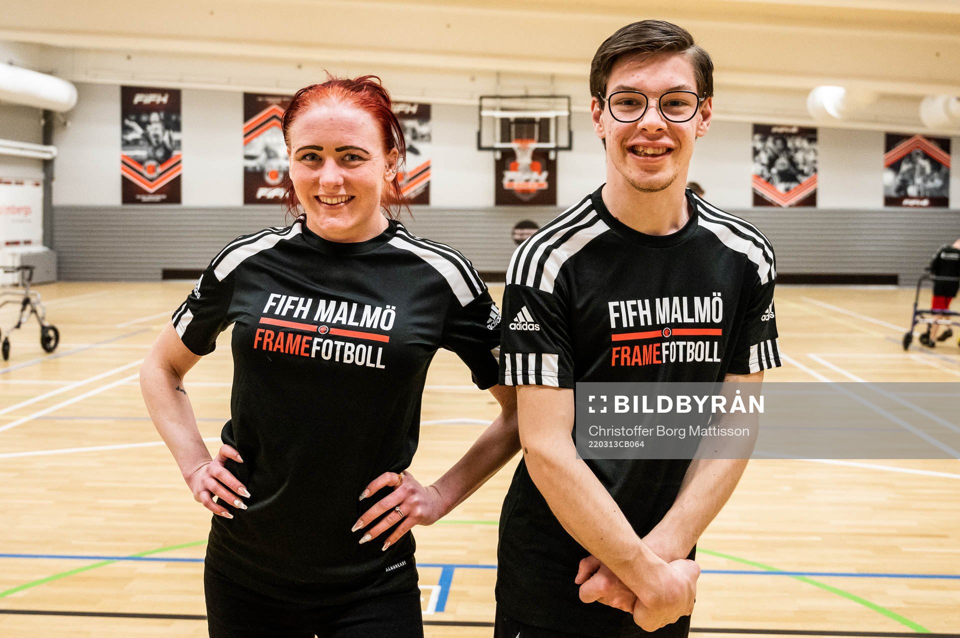 Tränare Tina Höjklint och Isaac Callegari