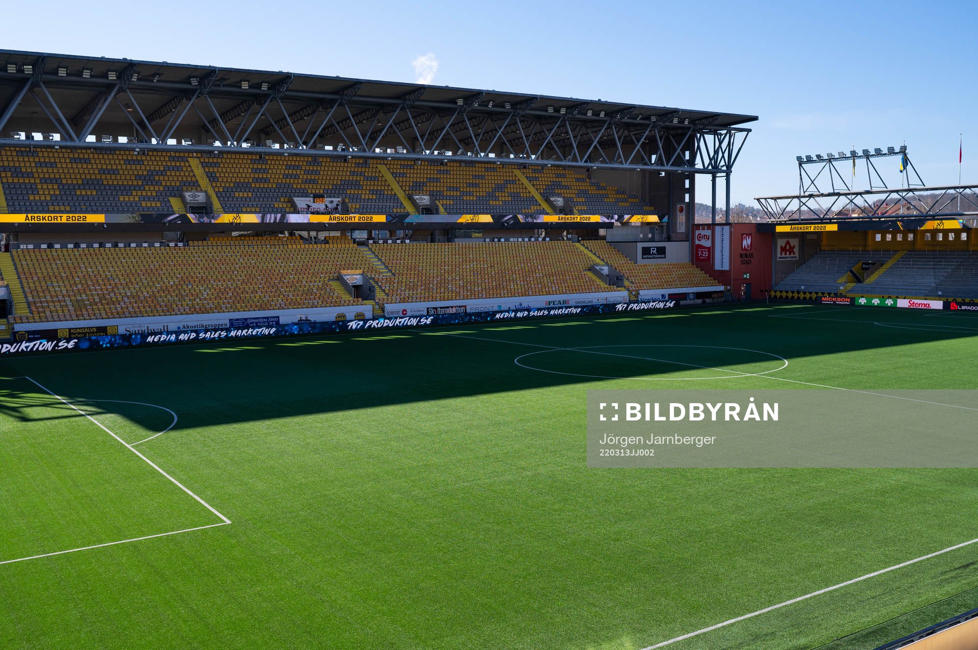 Översiktsbild i Borås arena