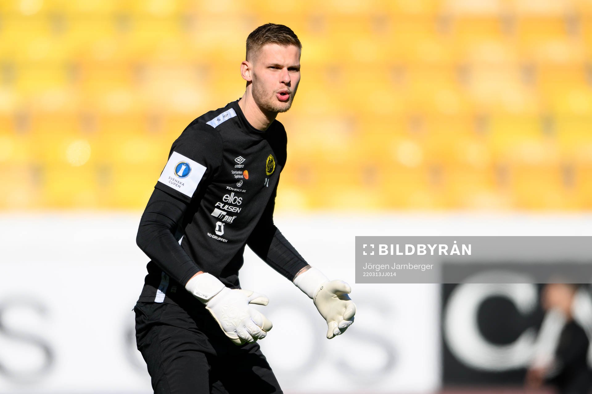 Elfsborgs målvakt Tim Rönning innan kvartsfinalen i