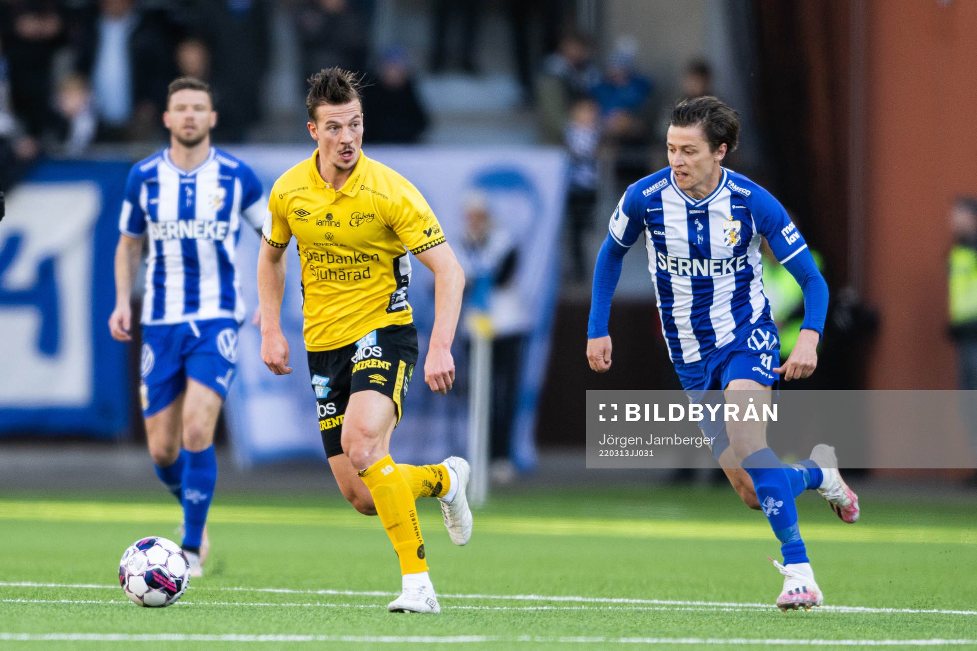 Elfsborgs Simon Olsson och IFK Göteborgs Simon Thern