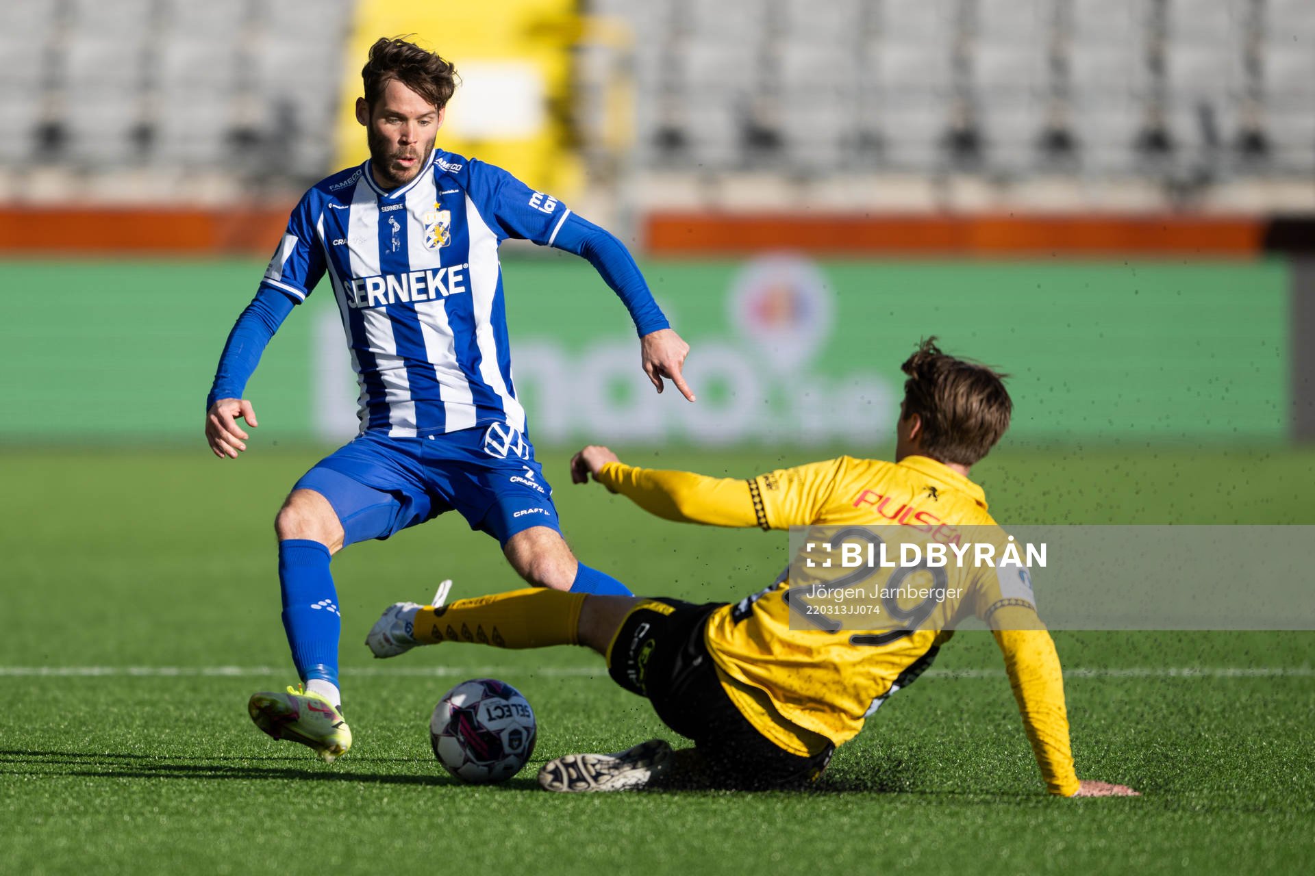 IFK Göteborgs Emil Salomonsson och Elfsborgs Oliver Zandén