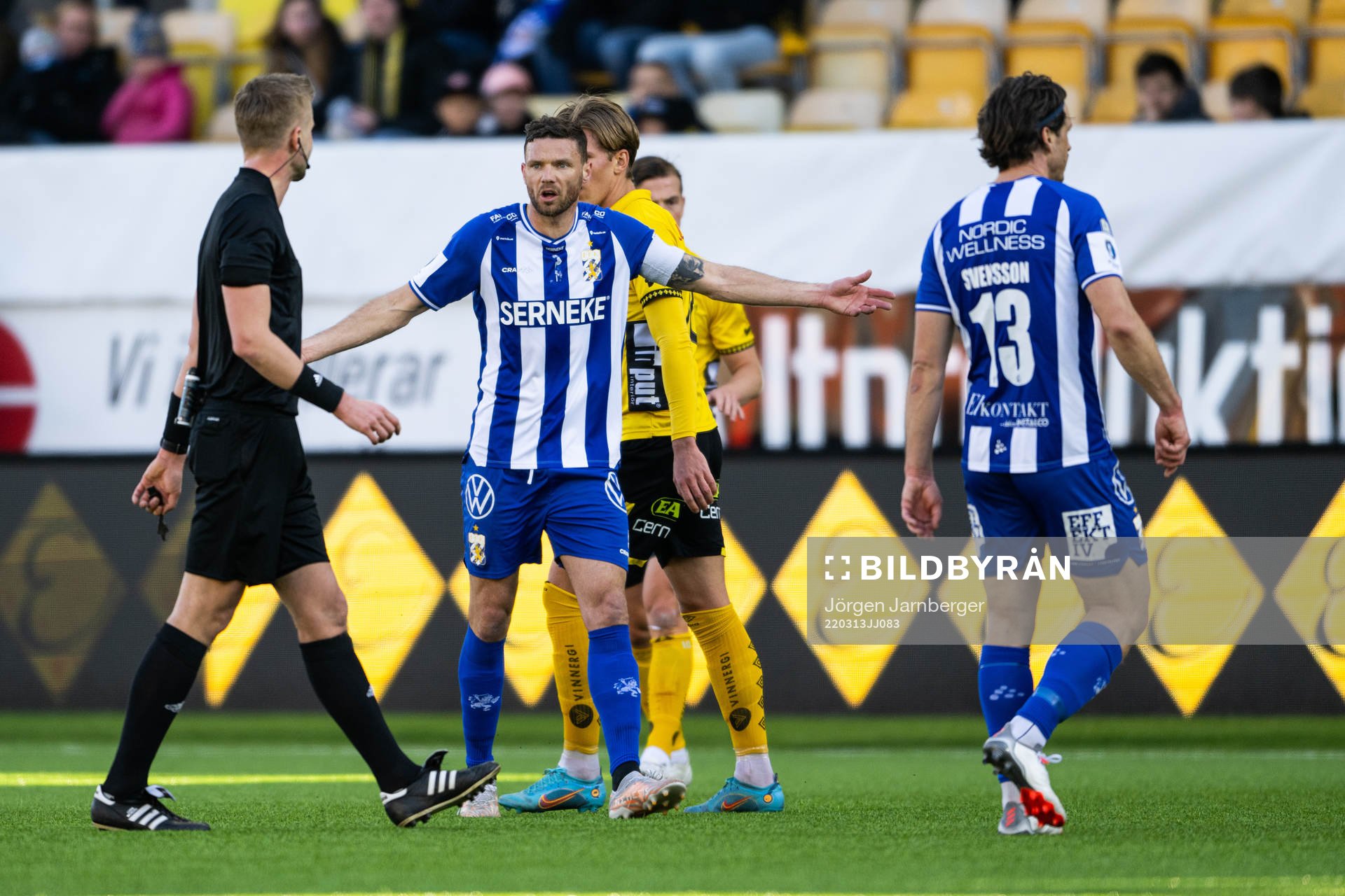 IFK Göteborgs Marcus Berg reagerar
