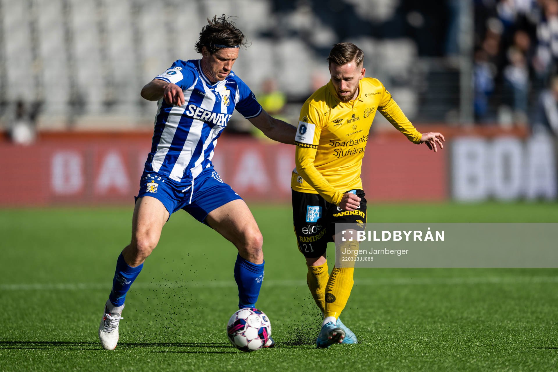 IFK Göteborgs Gustav Svensson och Elfsborgs Rasmus Alm