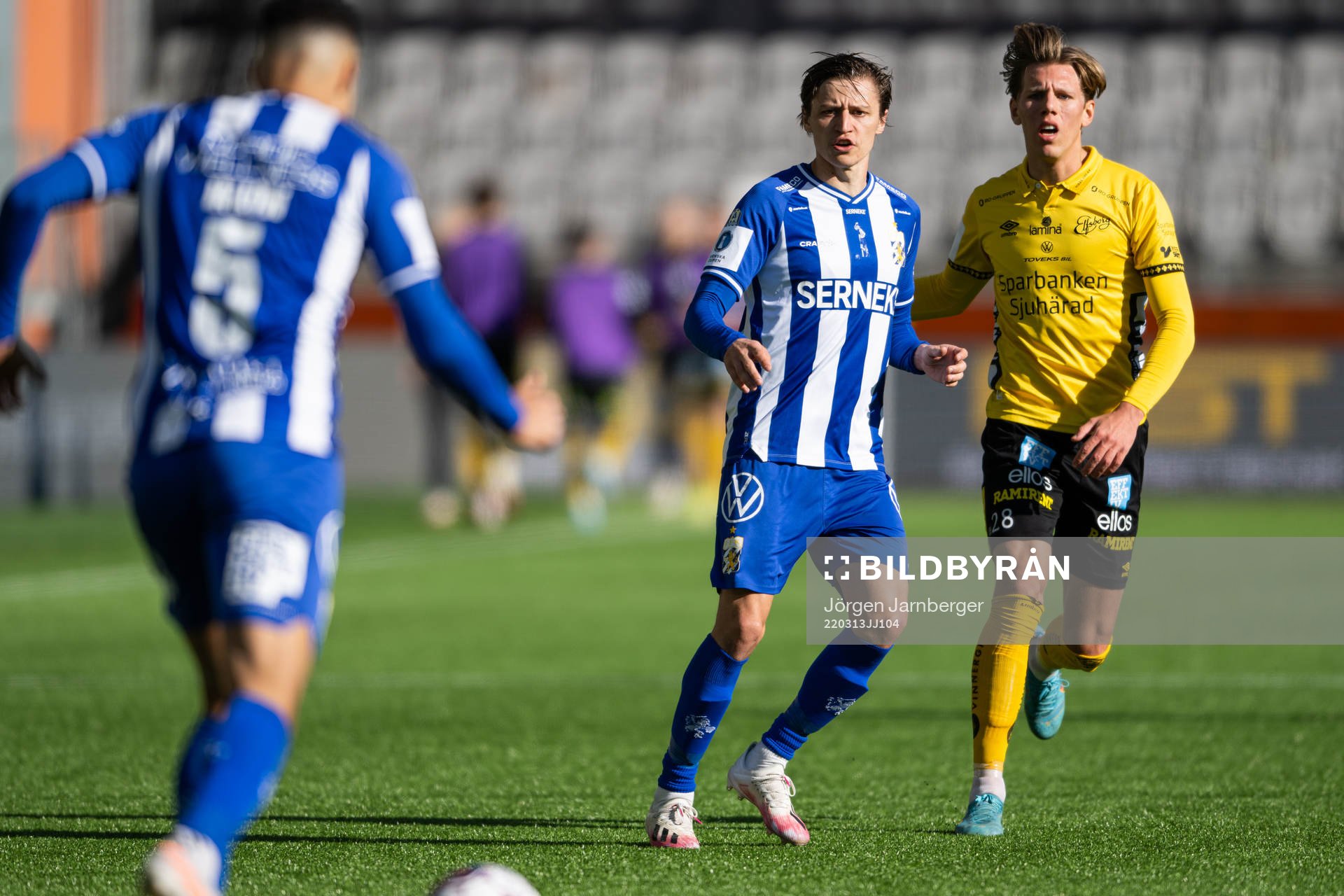 IFK Göteborgs Simon Thern och Elfsborgs Noah Söderberg