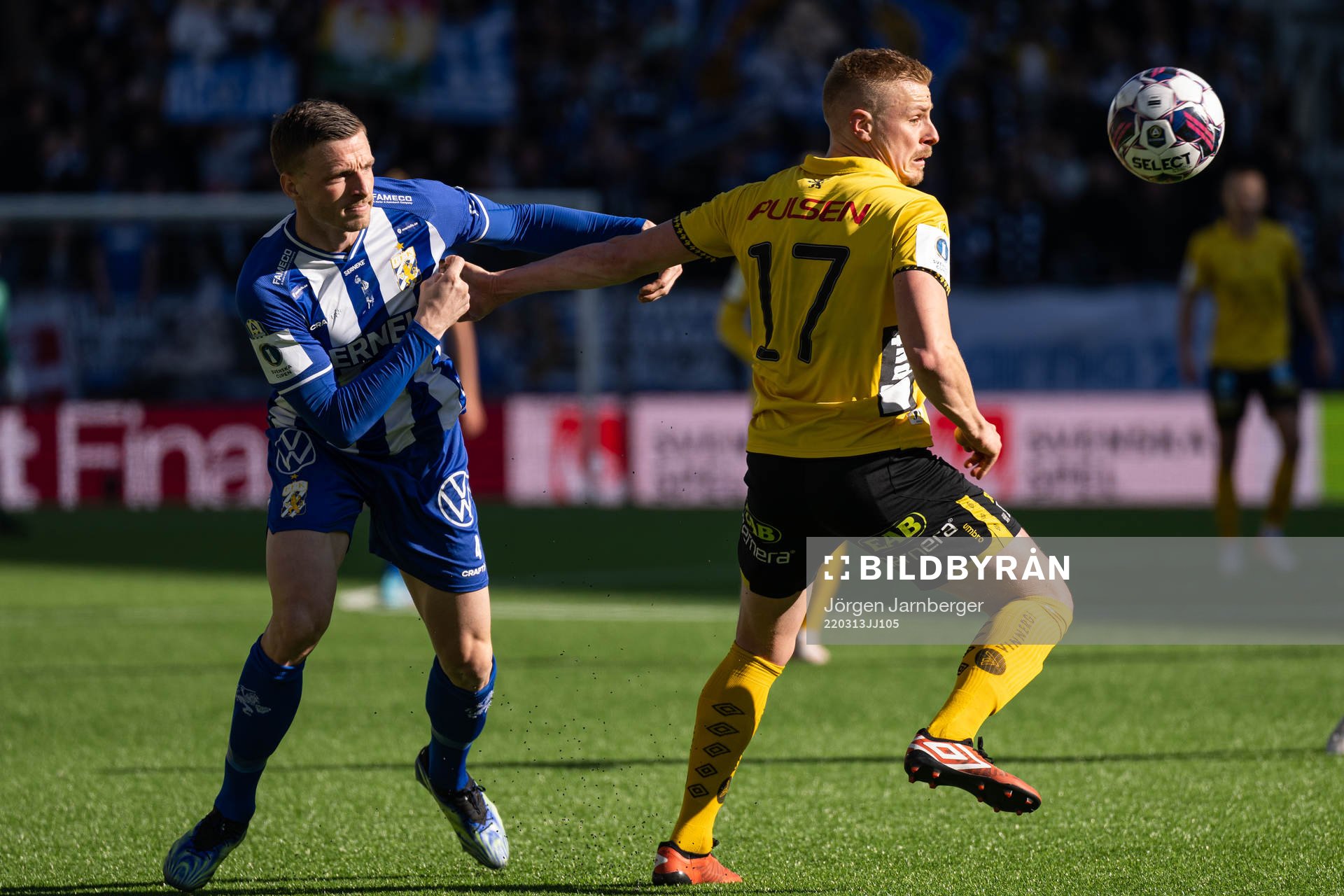 IFK Göteborgs Calle Johansson och Elfsborgs Per Frick