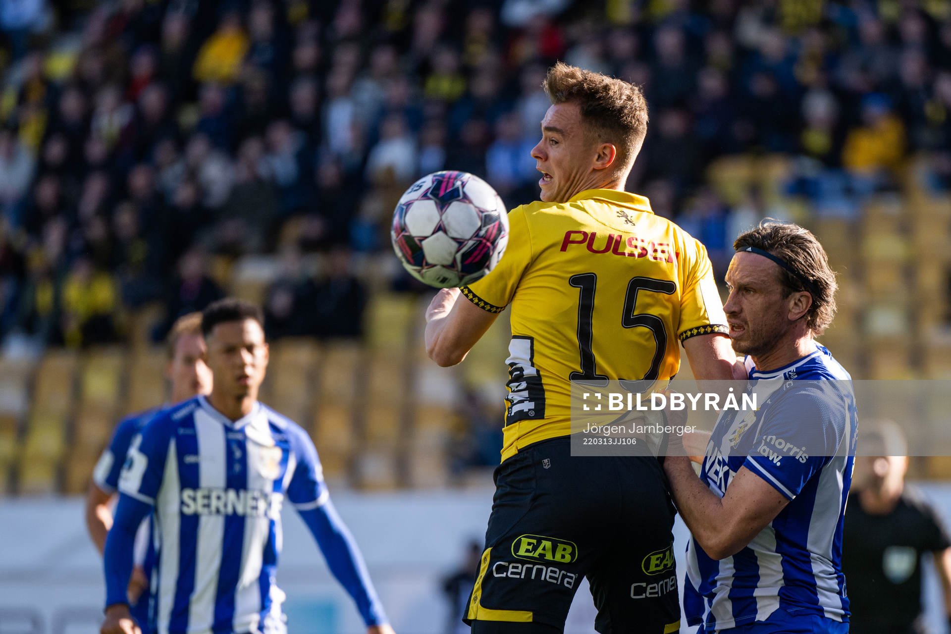 Elfsborgs Leo Väisänen och IFK Göteborgs Gustav Svensson