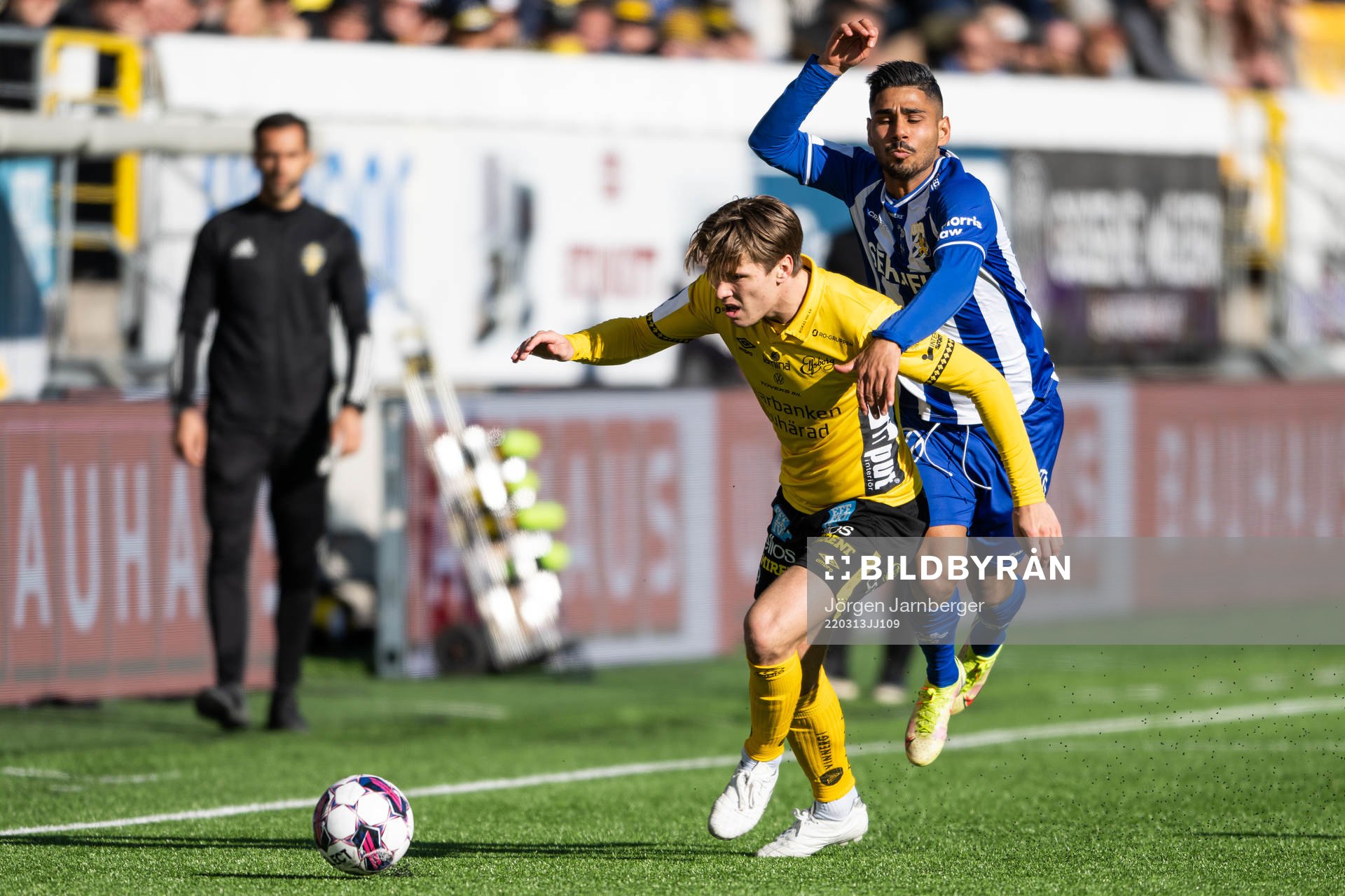 Elfsborgs Oliver Zandén och IFK Göteborgs Hosam Aiesh