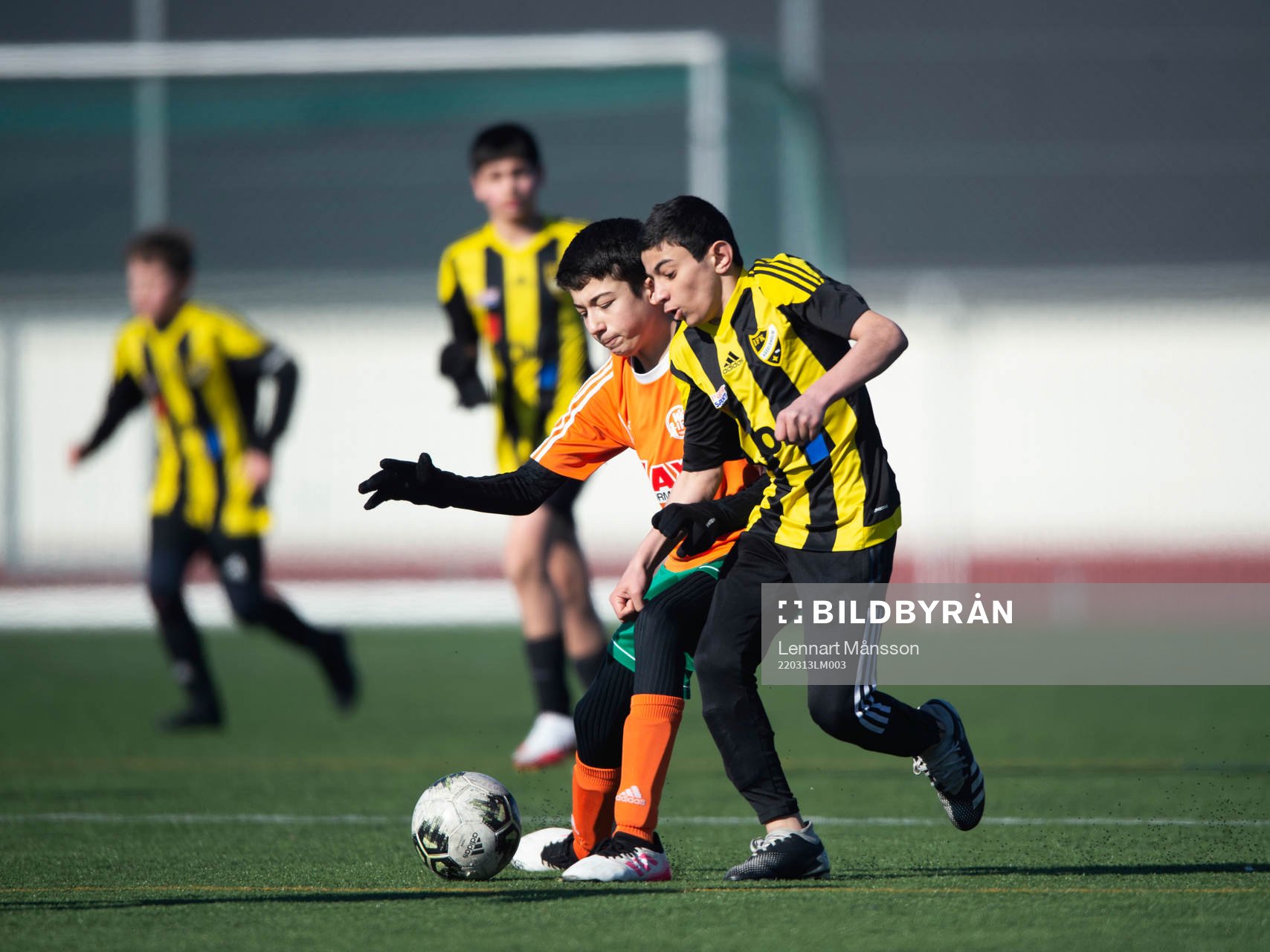 i matchen för U13 mellan IFK Hässleholm och Wä IF i