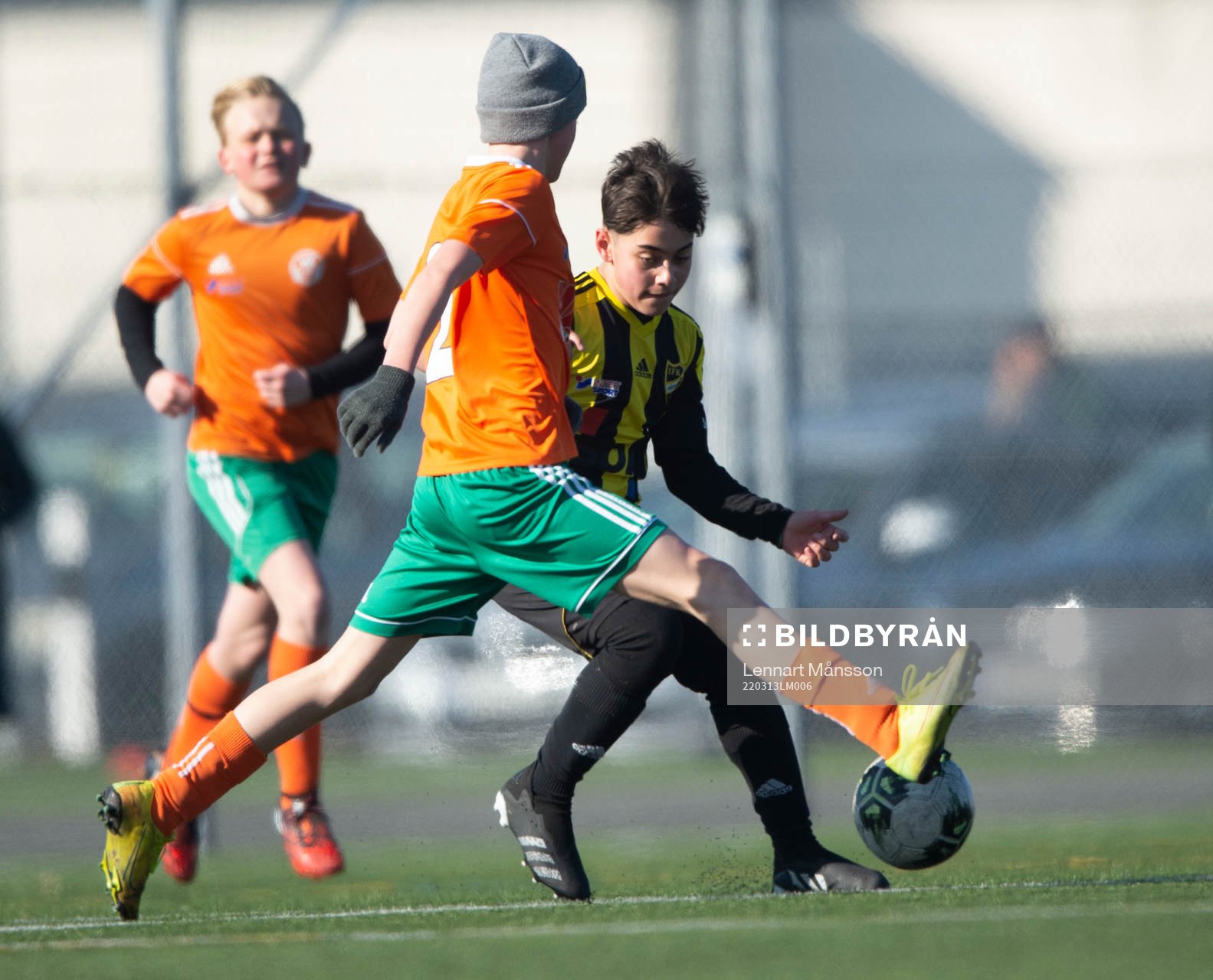 i matchen för U13 mellan IFK Hässleholm och Wä IF i