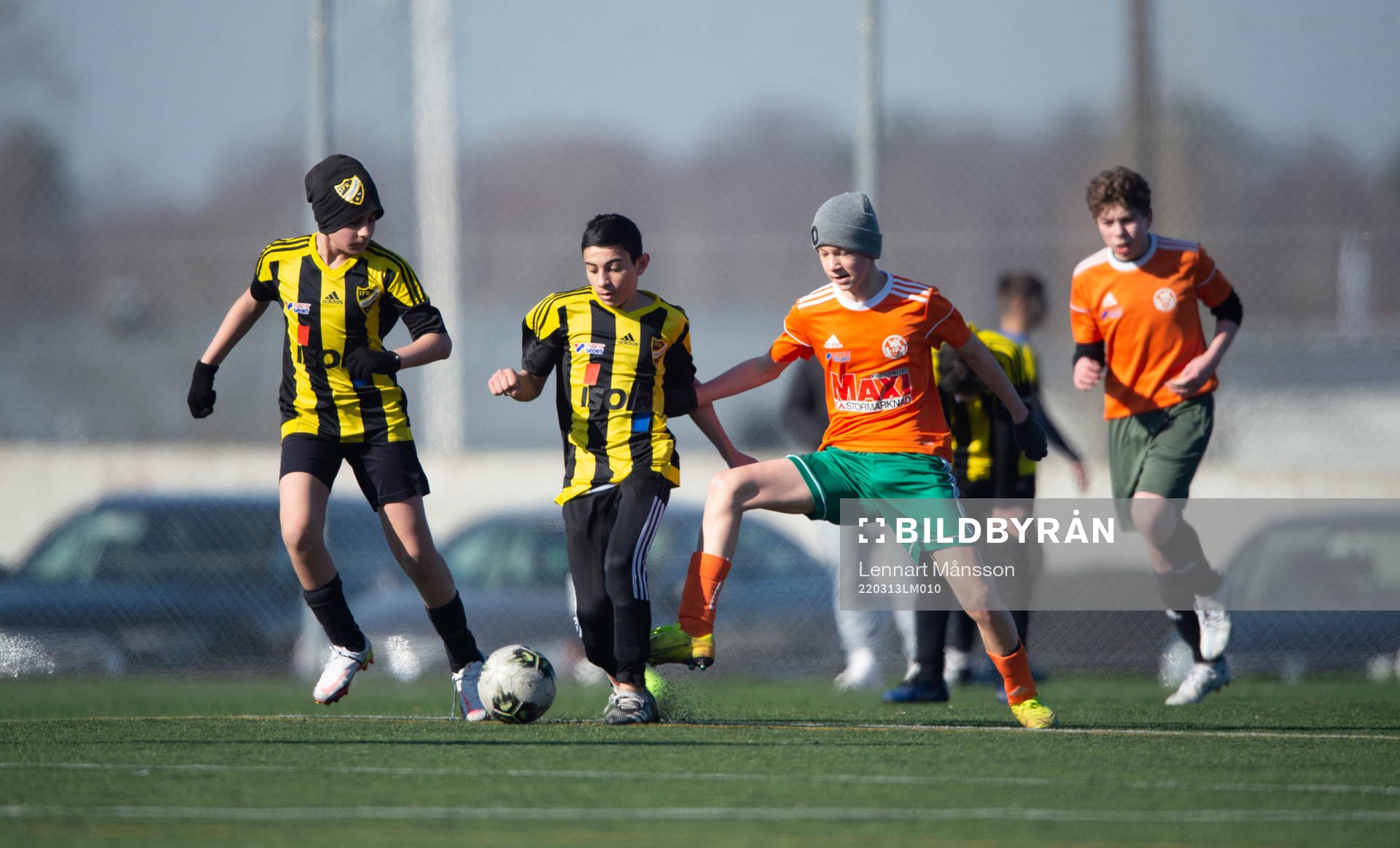 i matchen för U13 mellan IFK Hässleholm och Wä IF i