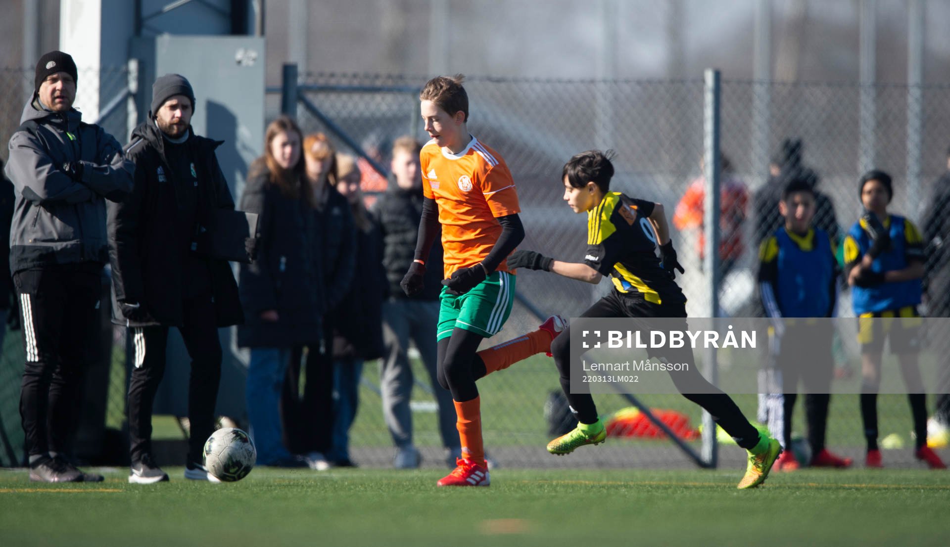 IFK Hässleholms Kevin Akarsar  i matchen för U13 mellan