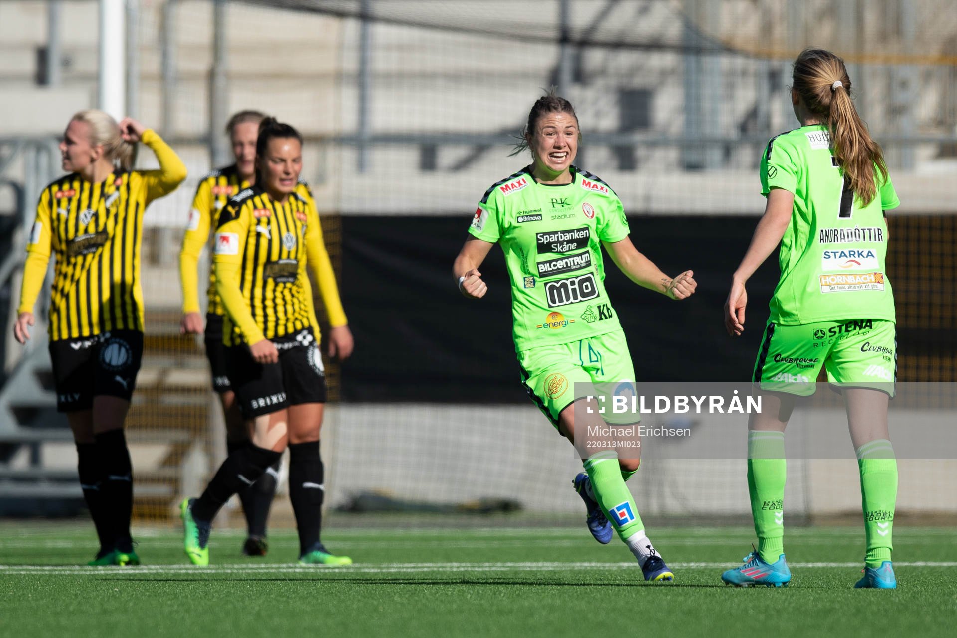 Kristianstads Delaney Baie Pridham jublar
