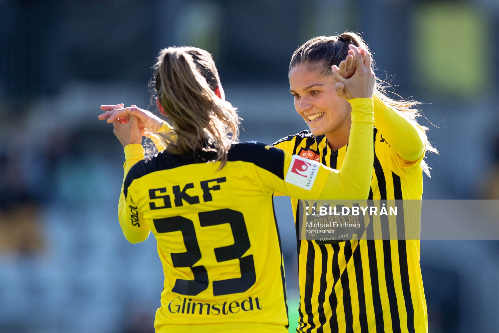 Häckens Johanna Rytting Kaneryd och Mille Gejl Jensen