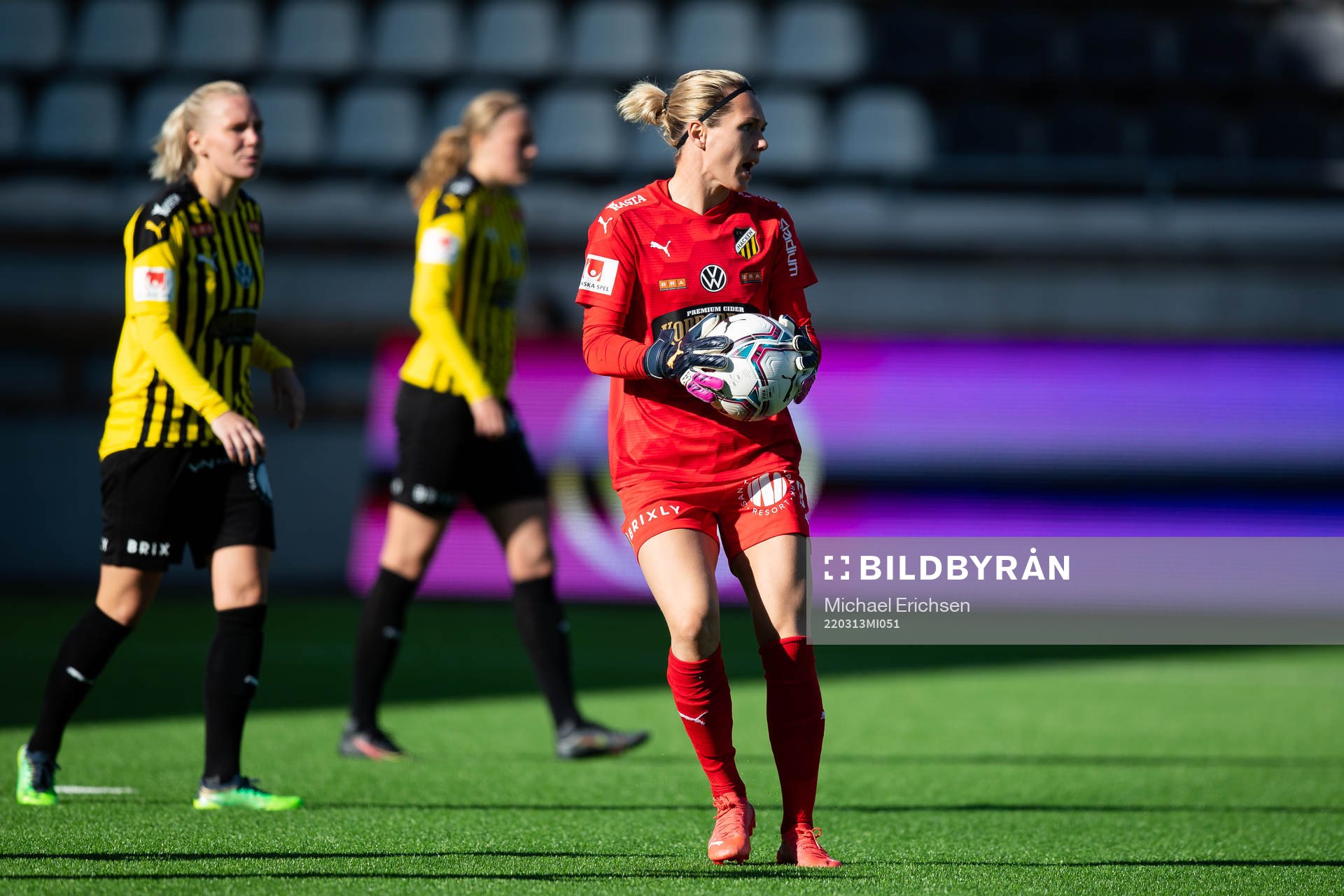 Häckens målvakt Jennifer Falk