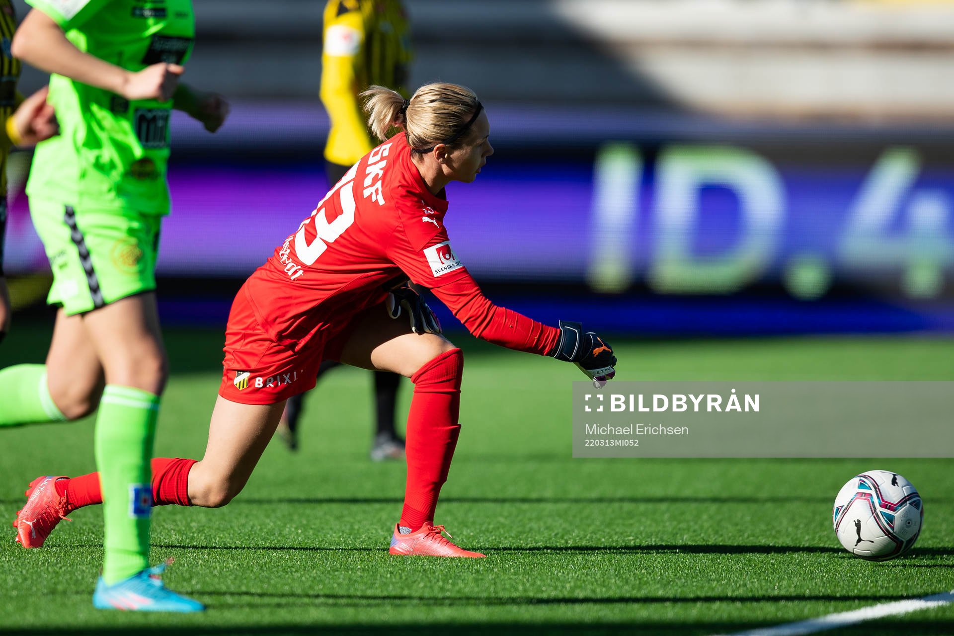 Häckens målvakt Jennifer Falk