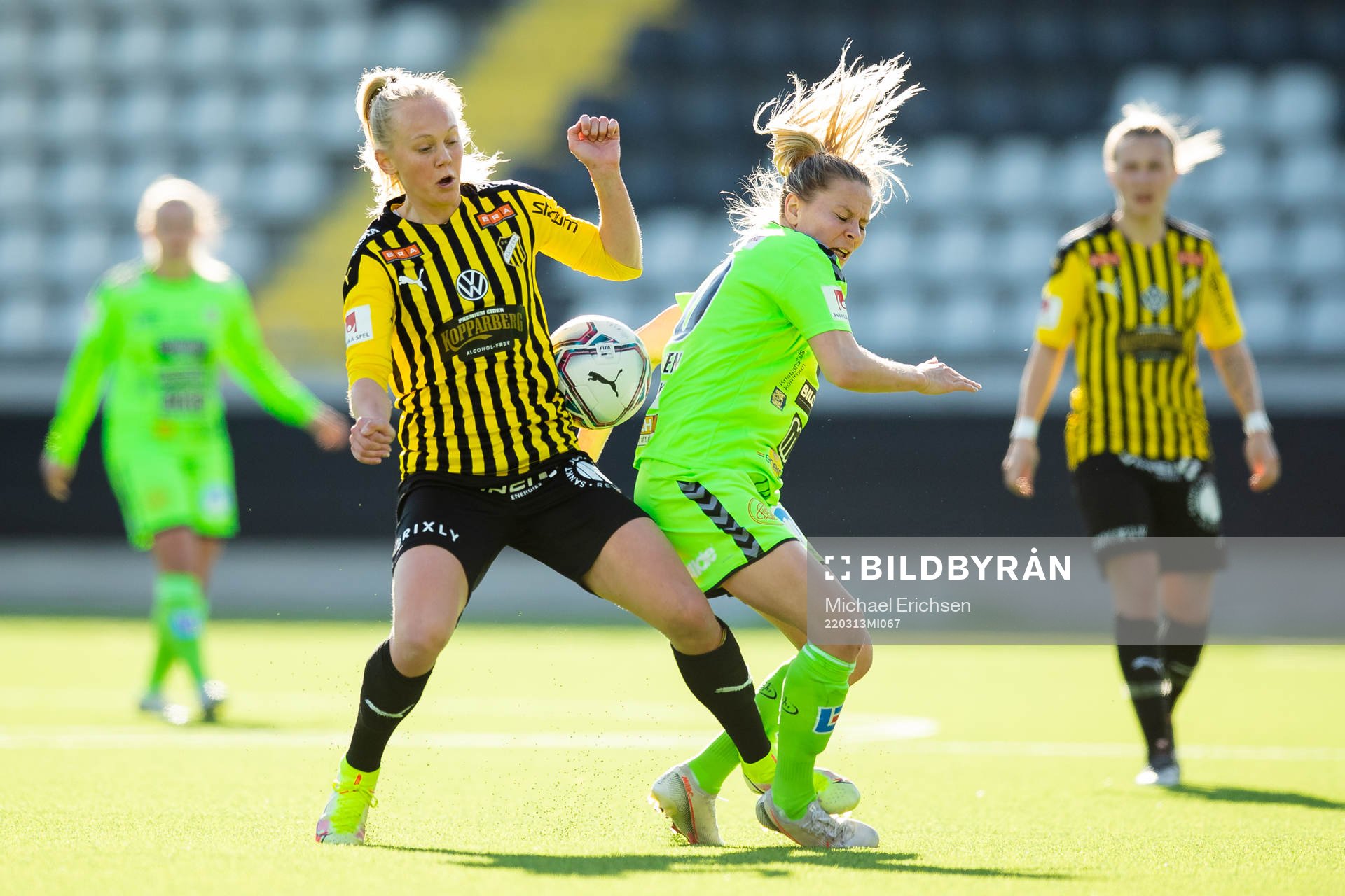 Häckens Molly Johansson och Kristianstads Emmi Alanen