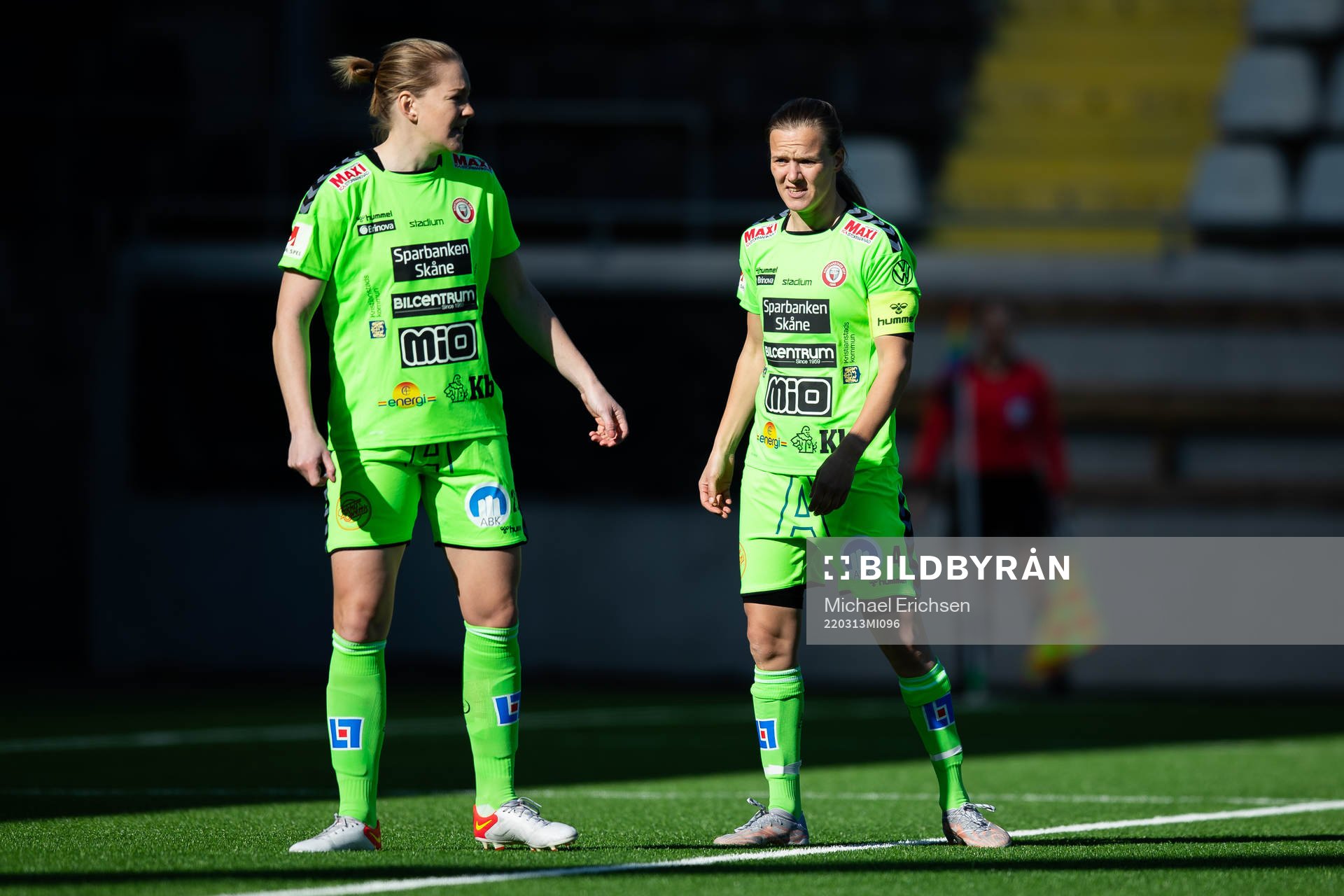 Kristianstads Mia Carlsson och Michaela Wilhelmina Alida van