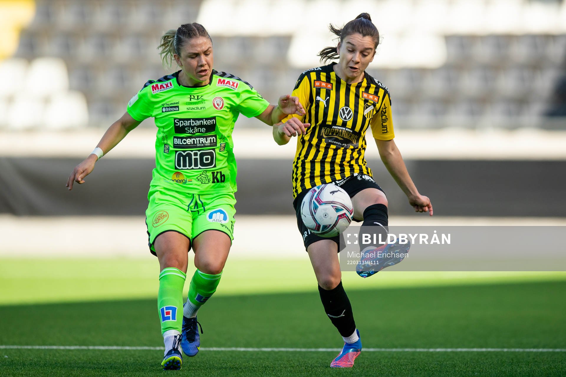 Kristianstads Delaney Baie Pridham och Häckens Anna Julia