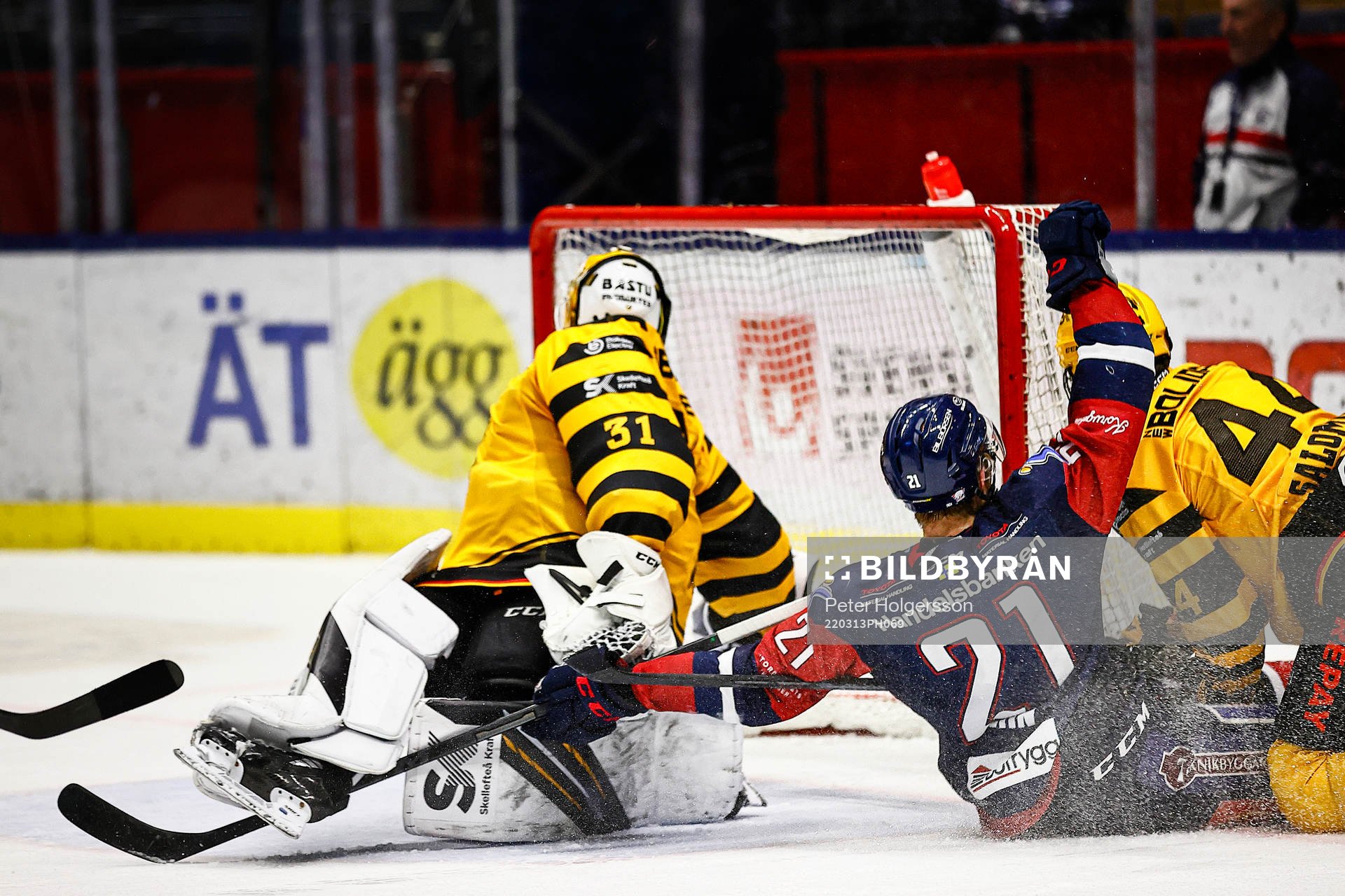 Linköpings Christoffer Ehn jublar när gör mål 3-0