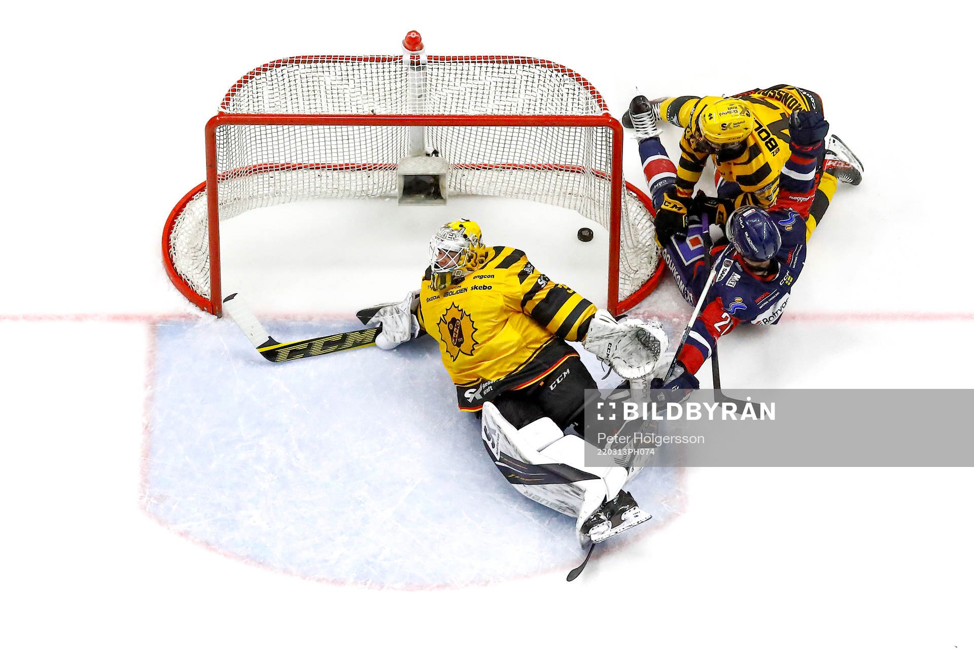 Linköpings Christoffer Ehn jublar och gör mål 3-0 förbi