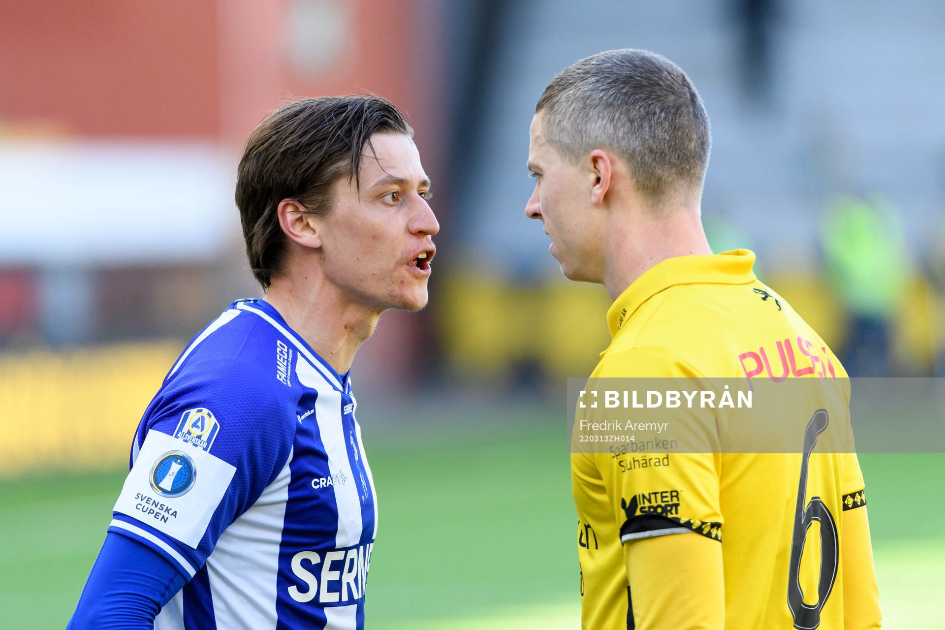 IFK Göteborgs Simon Thern och Elfsborgs André Ibsen
