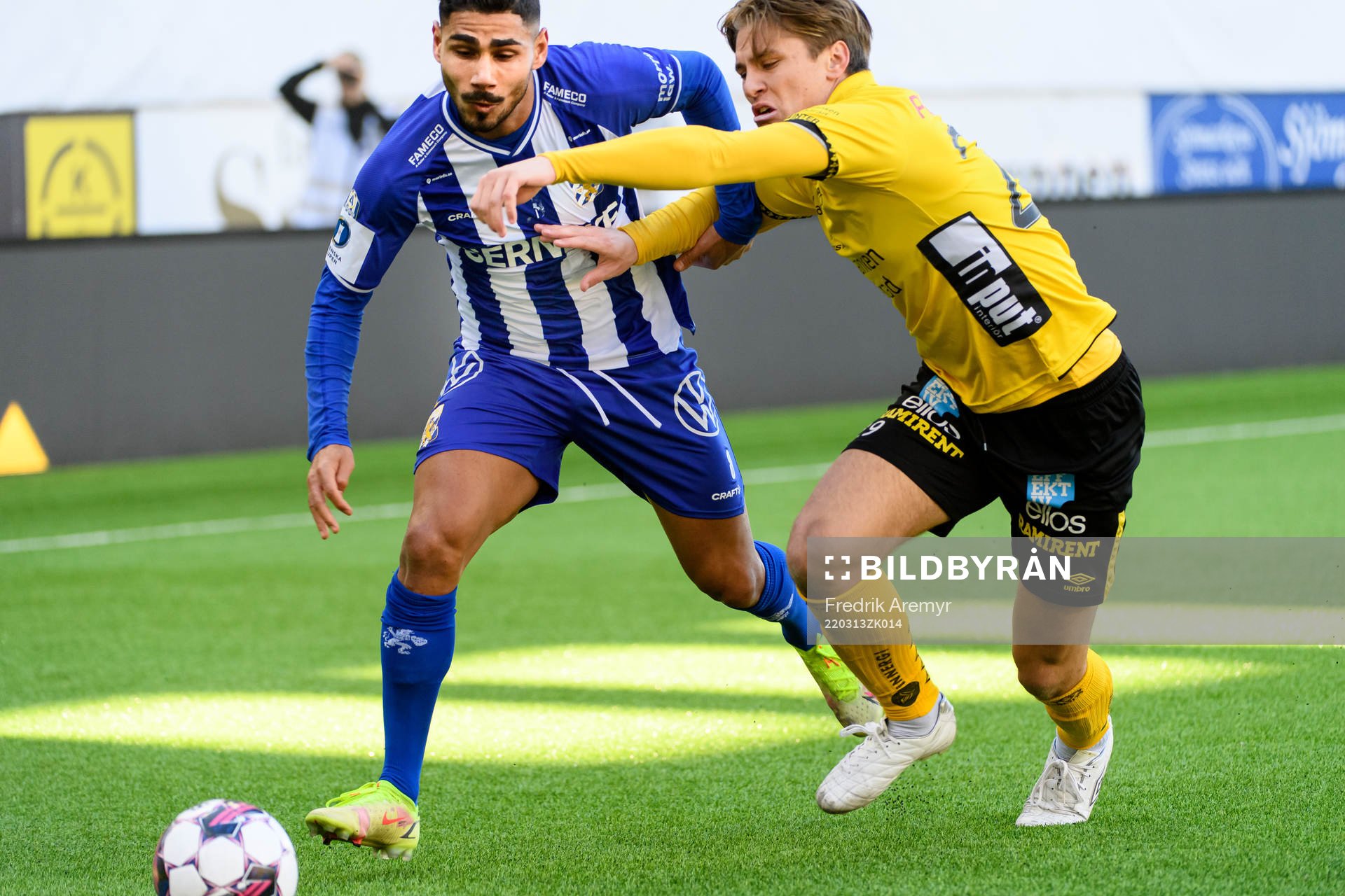 IFK Göteborgs Hosam Aiesh och Elfsborgs Oliver Zandén