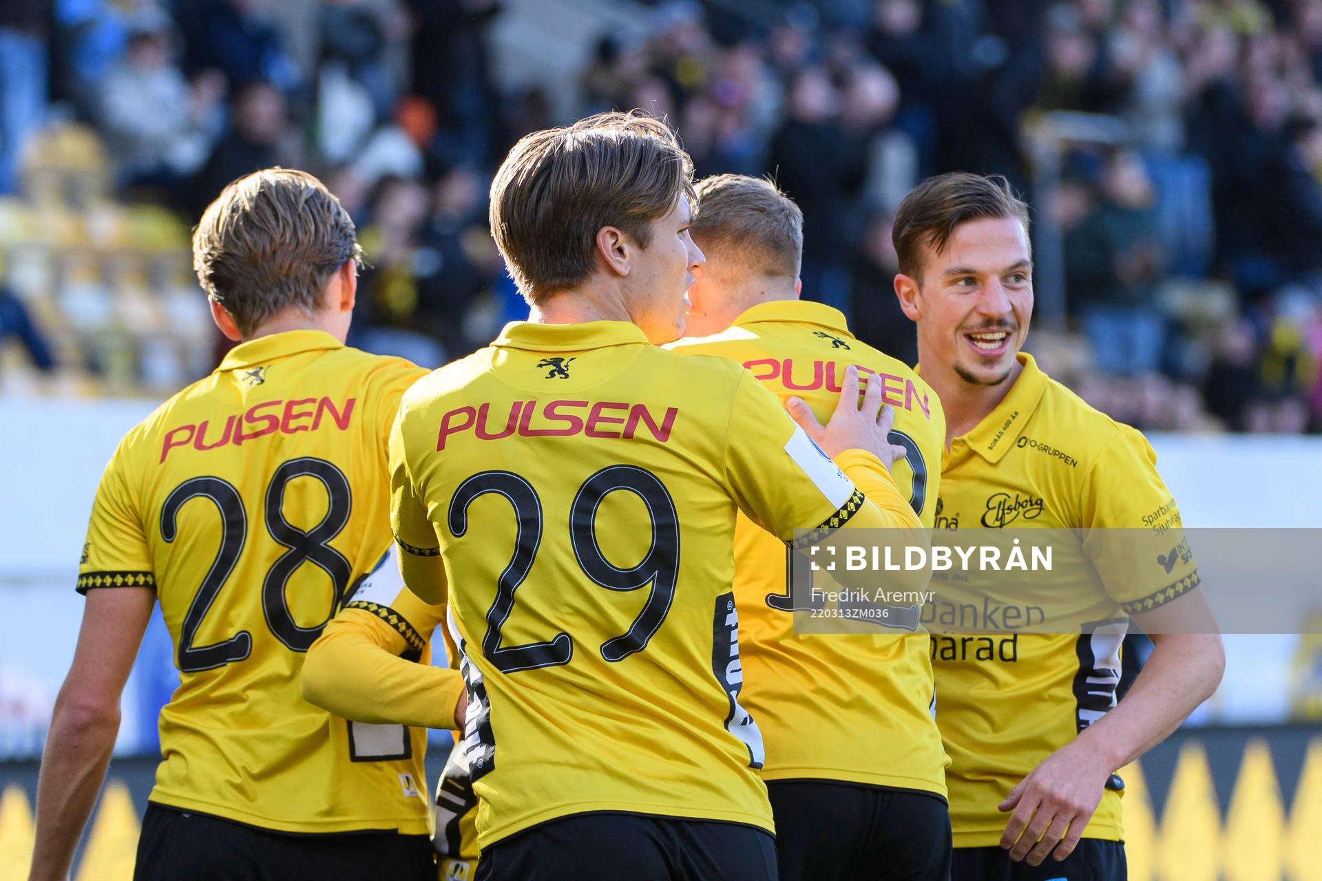 Elfsborgs spelare jublar