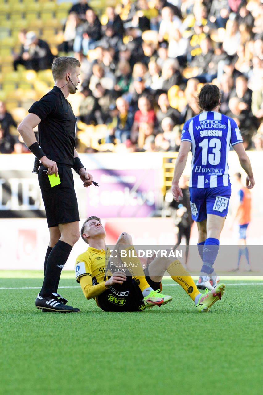Elfsborgs Alexander Bernhardsson har ont