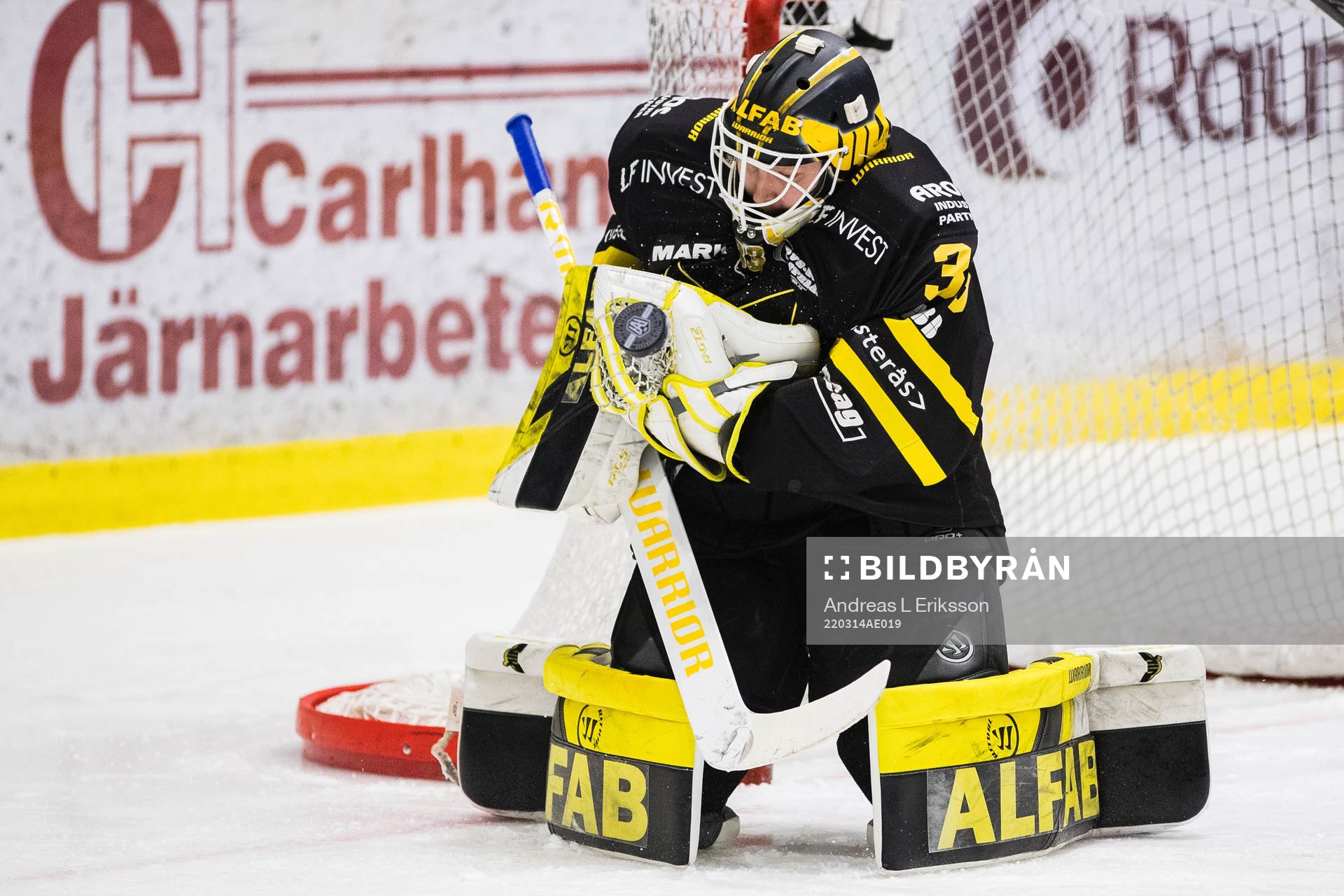 Västerås målvakt Linus Ryttar
