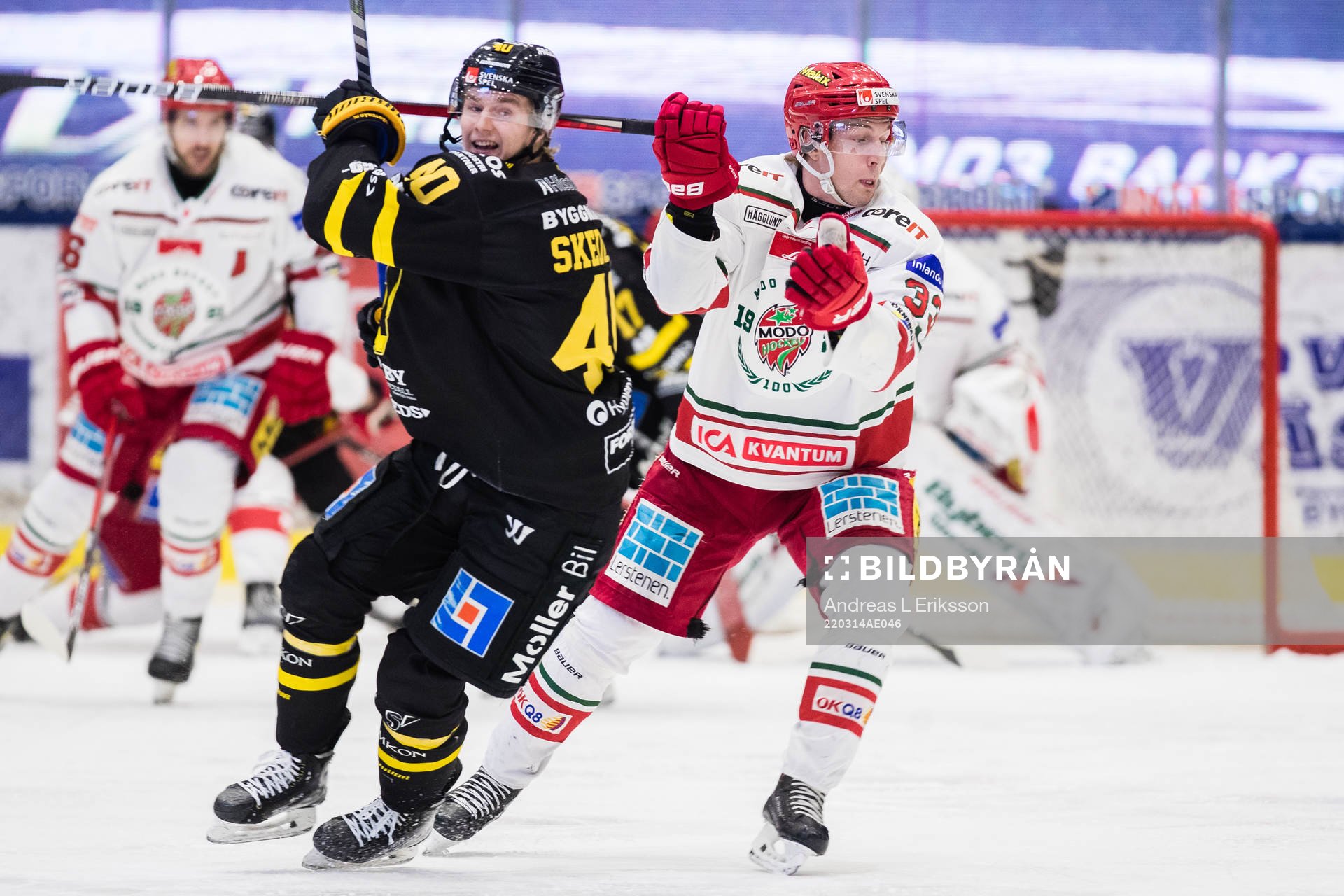 Västerås Isak Skedung och Modos Max Tjernström