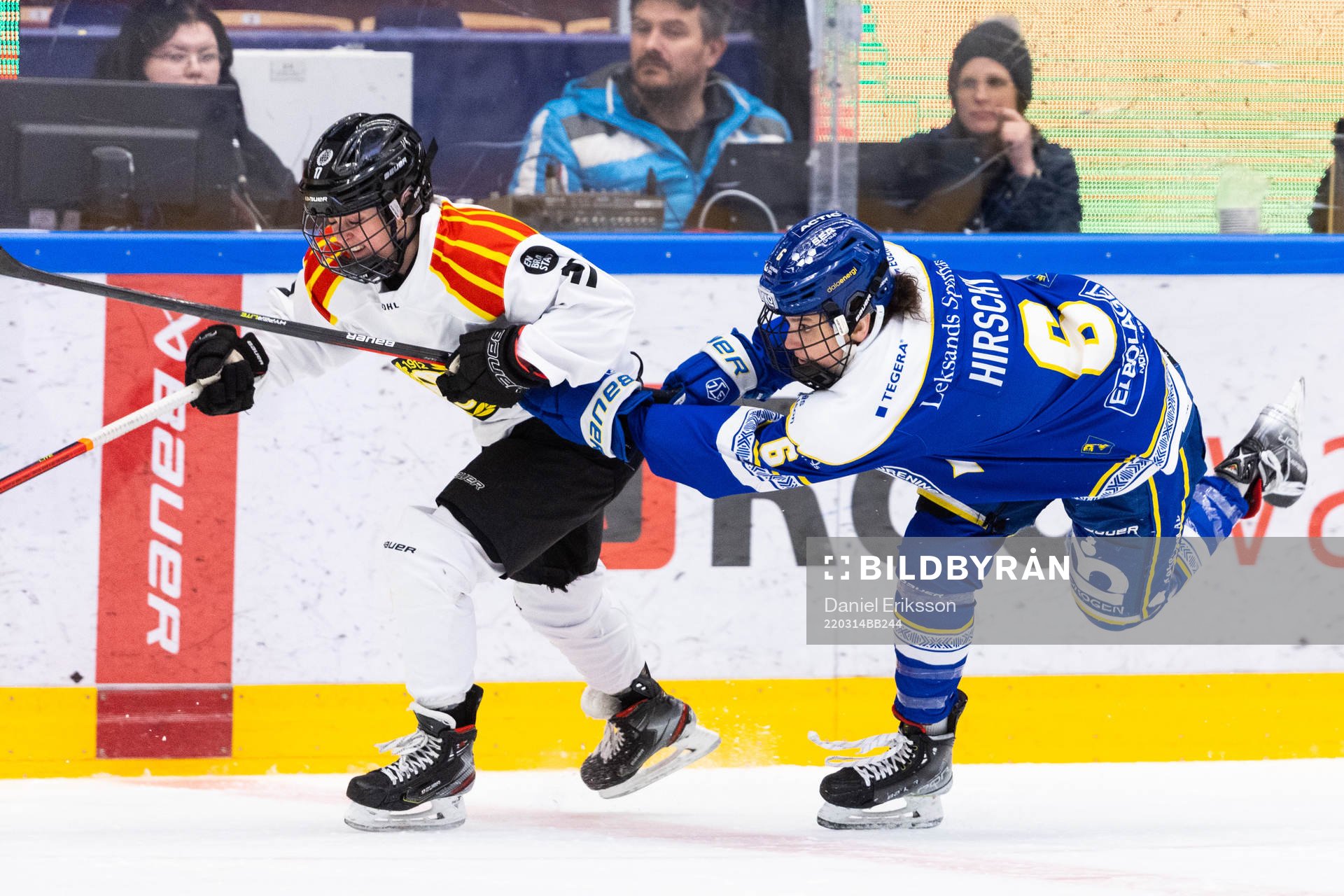 Brynäs Jaycee Gebhard och Leksands Gracen Hirschey
