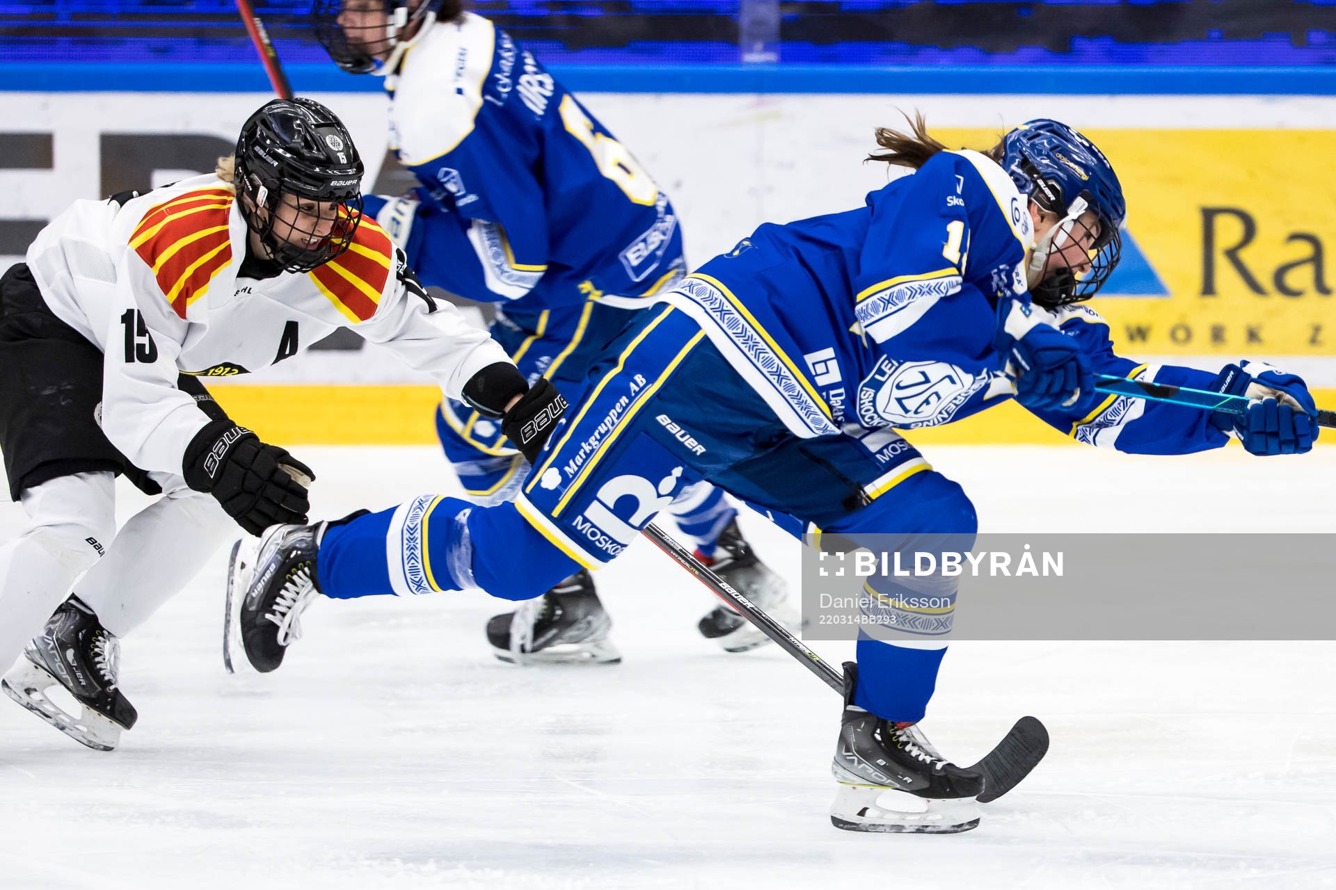 Brynäs Lara Stalder och Leksands Hanna Sköld