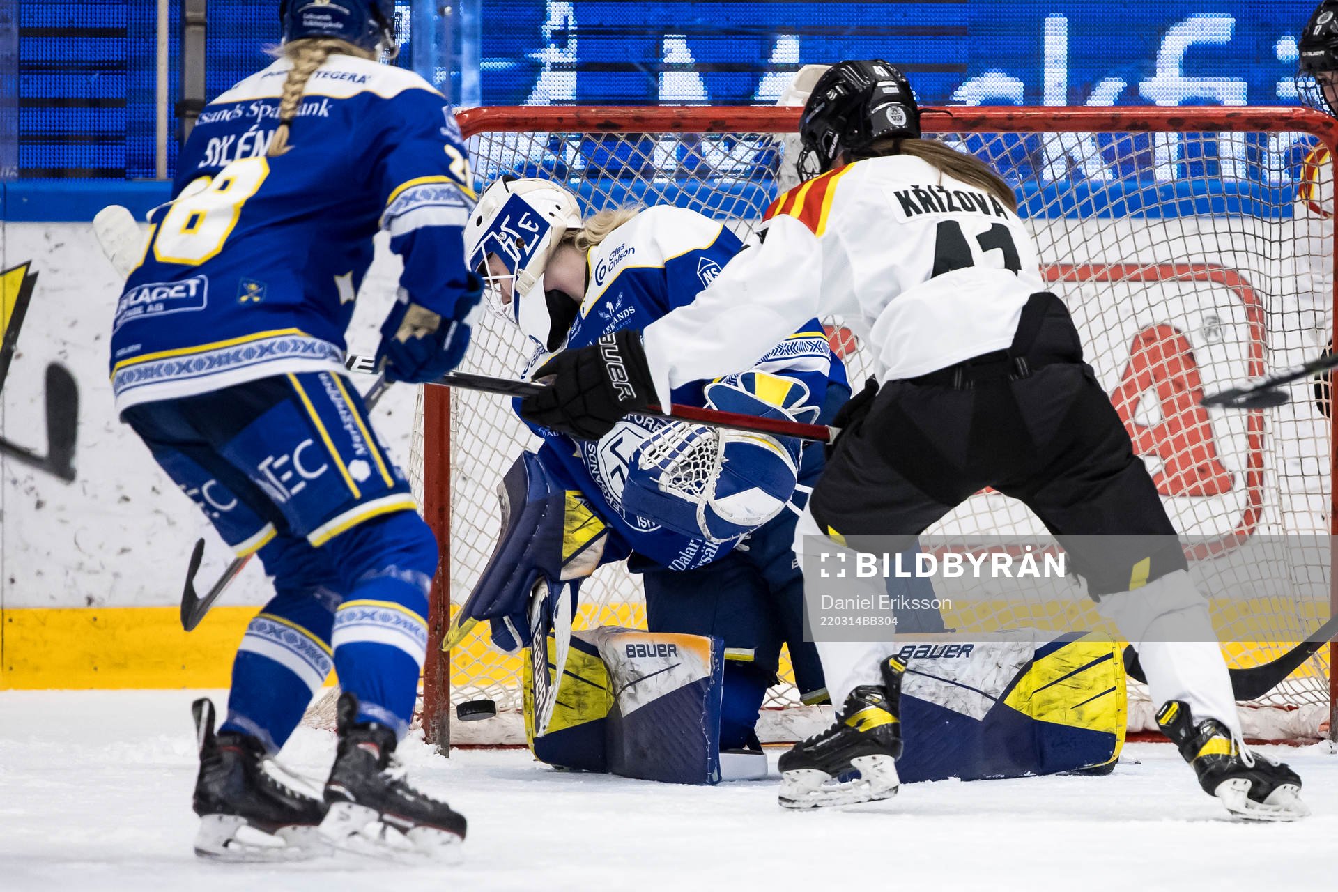 Leksands målvakt Amanda Johansson