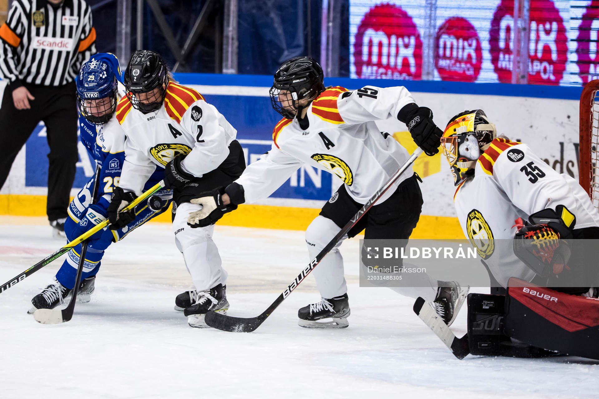 Leksands Paige Lindsey Agnew och  Brynäs Maja Nylén