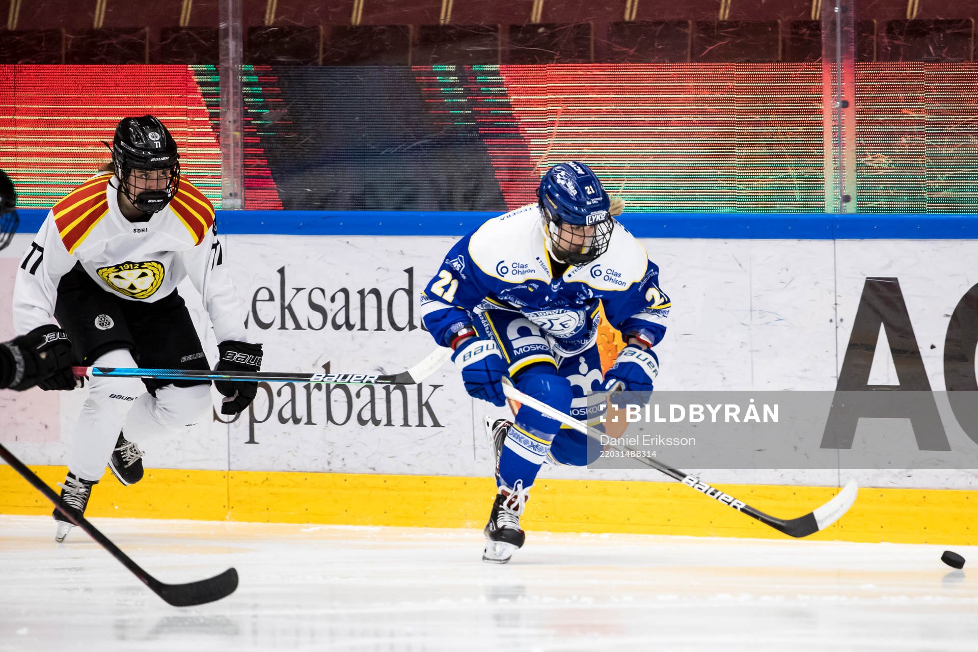 Leksands Tereza Vanisova och  Brynäs Sofia Ljung