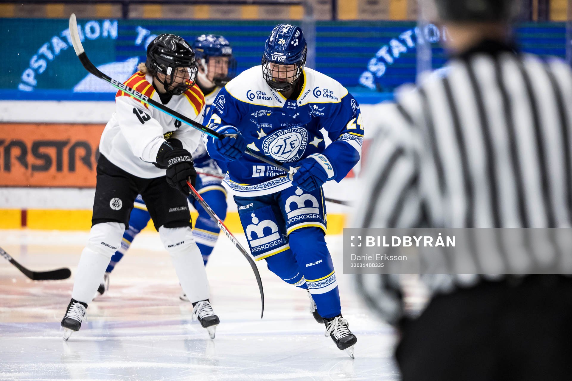 Brynäs Lara Stalder och Leksands Ida Karlsson
