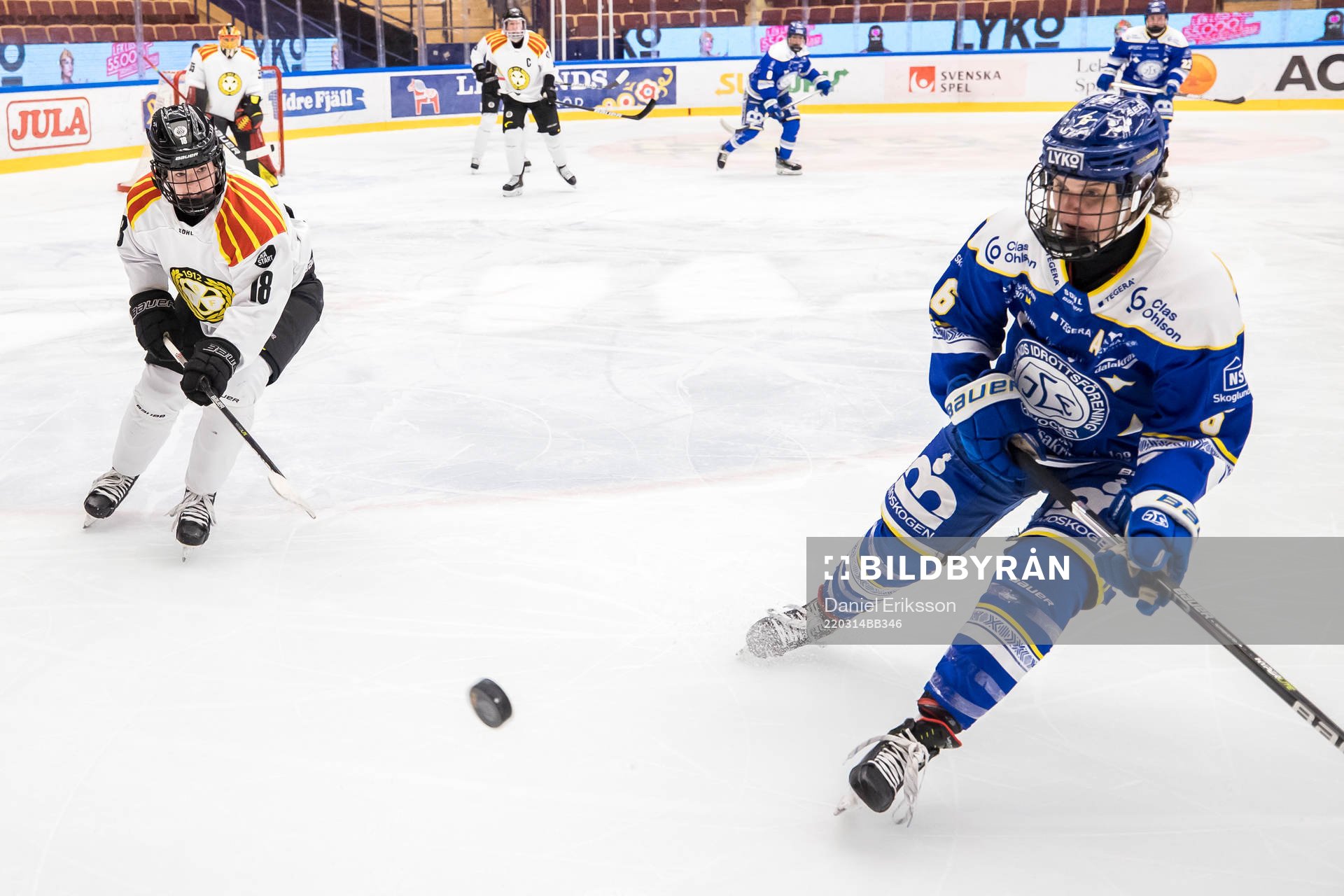 Brynäs Emma Murén och Leksands Gracen Hirschey