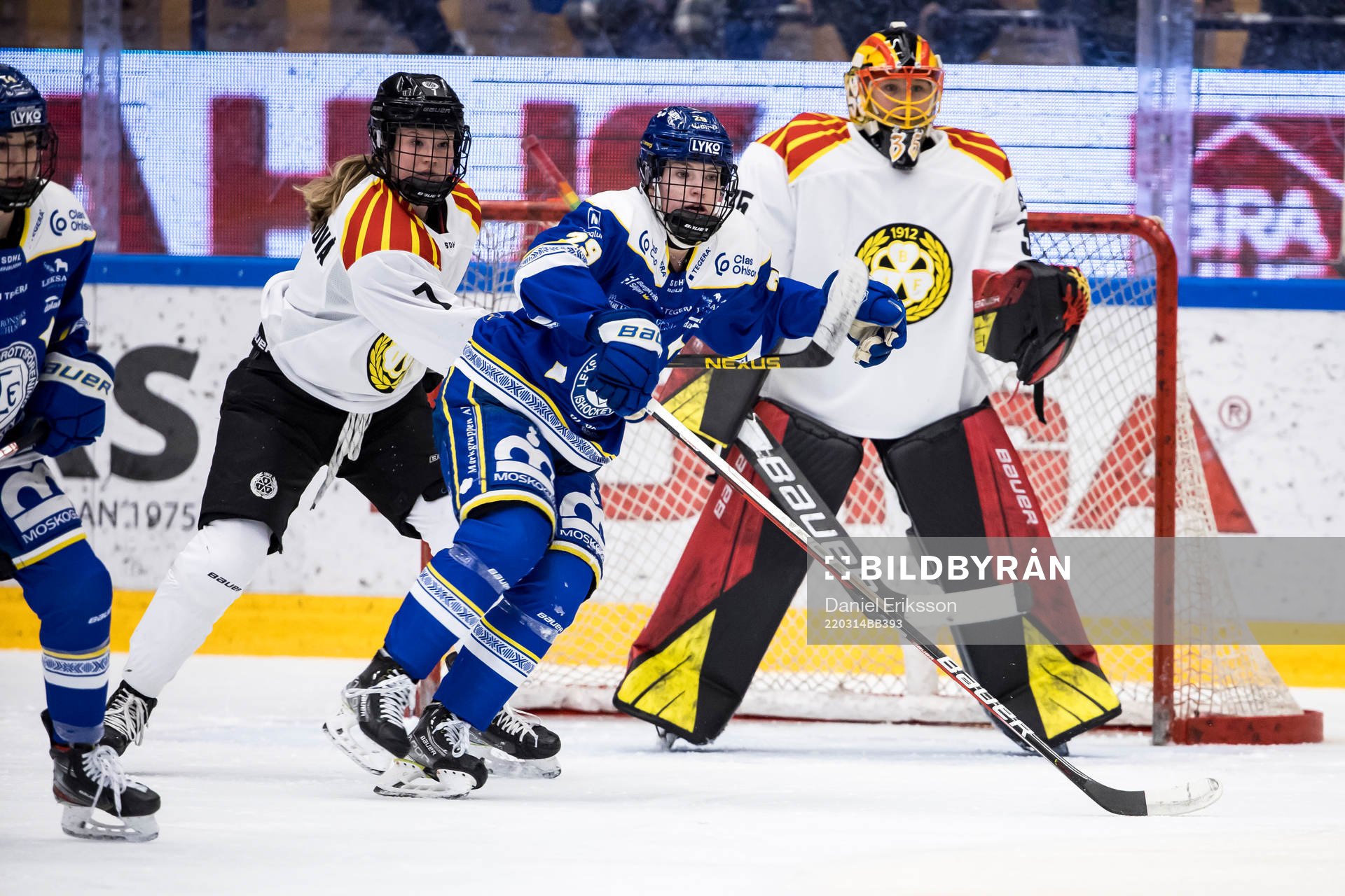 Brynäs Samantha Kolowratova och Leksands Lindsey Agnew