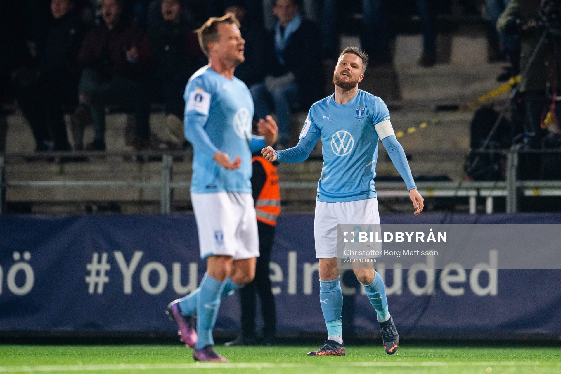 Malmö FFs Lasse Nielsen deppar